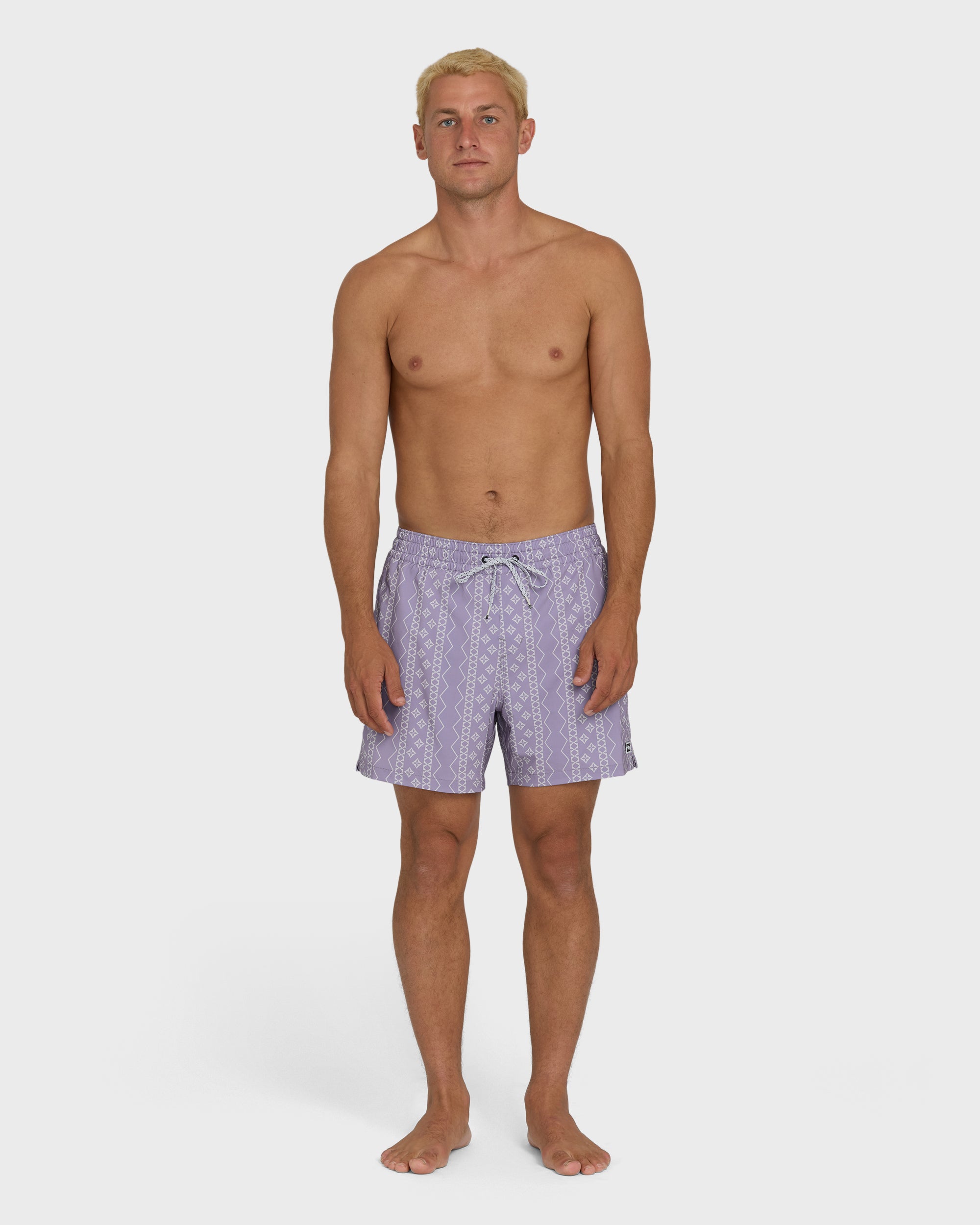 Lineup Laybacks 16" Trunks - Purple Ash