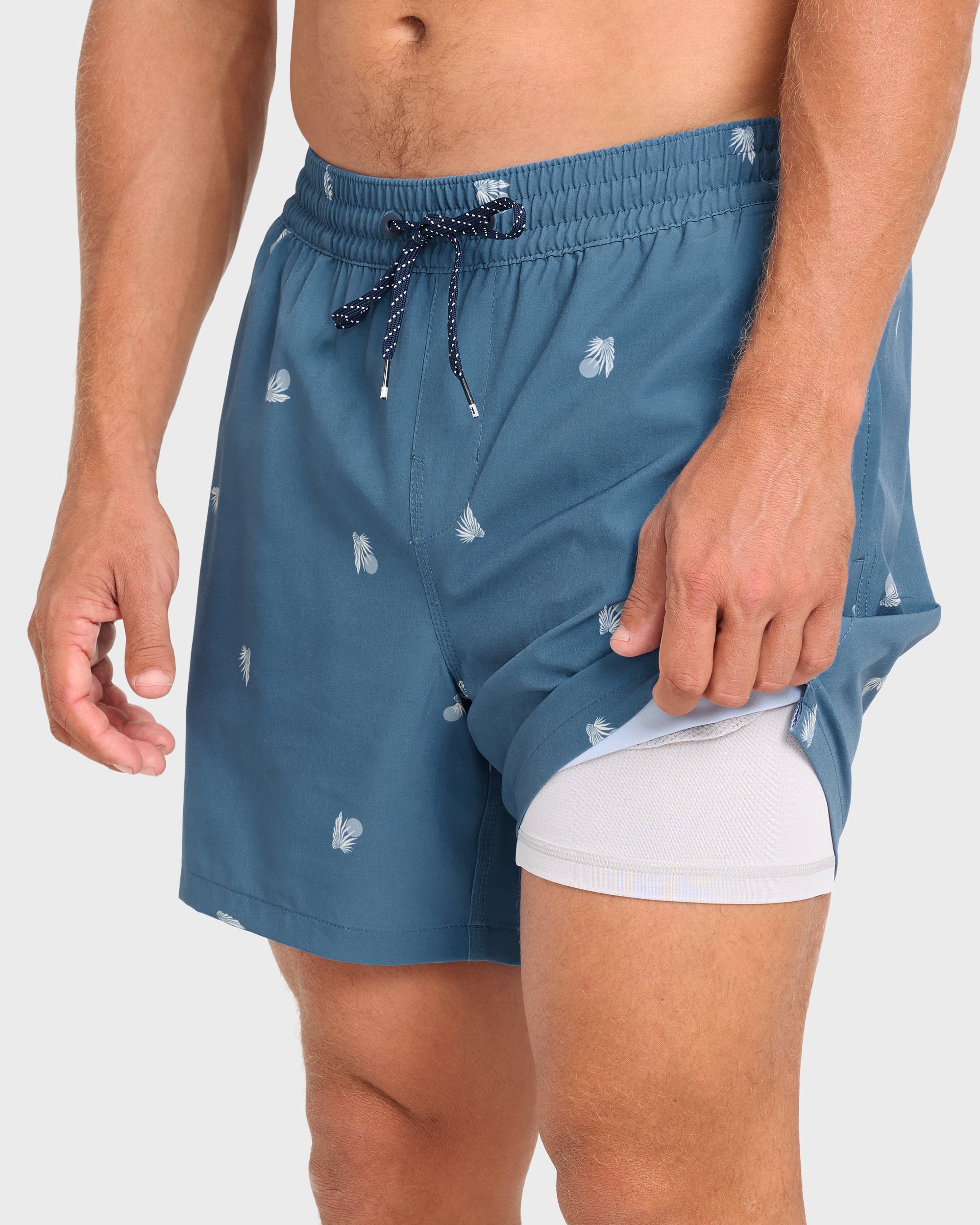 Lineup Laybacks 16" Swim Trunks - Real Teal