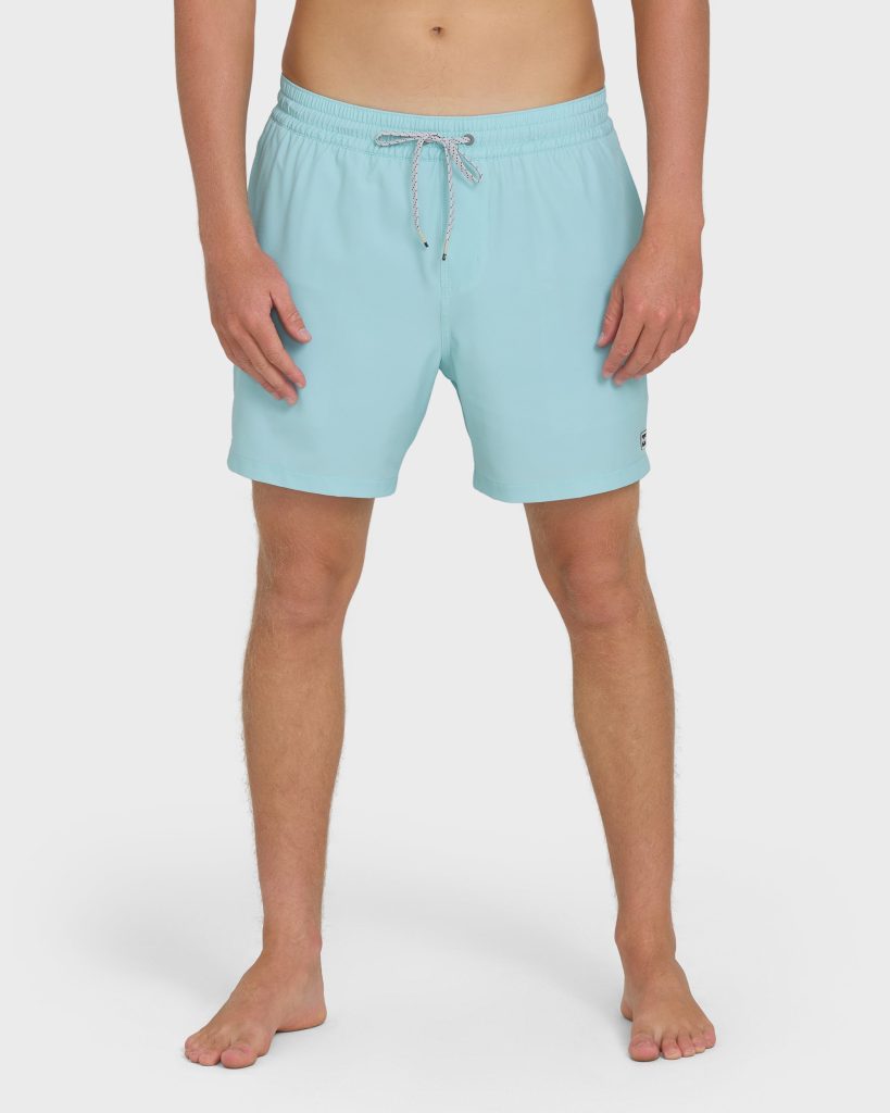 Lineup Solid Layback 16" Trunks - Dusty Blue