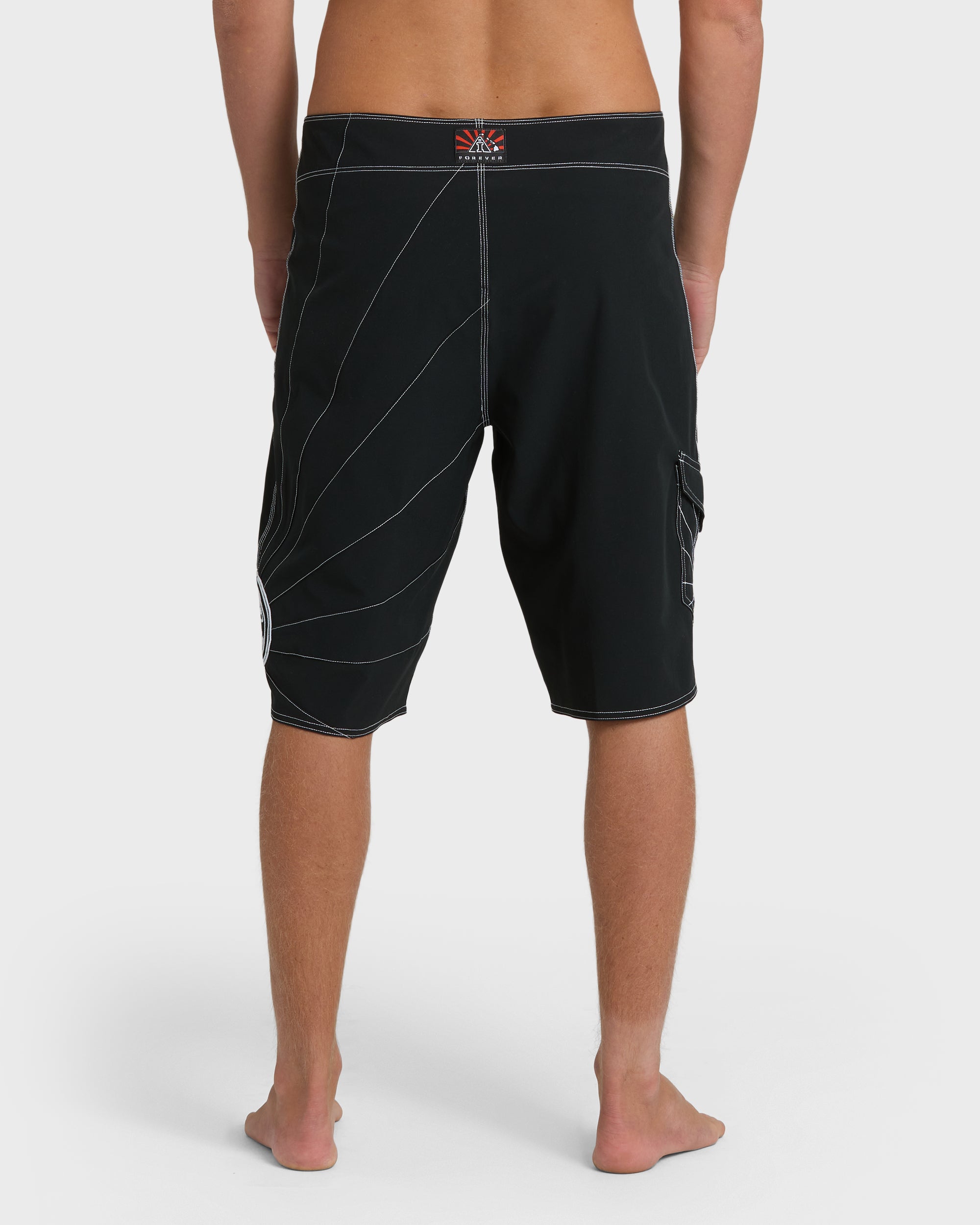 A.I. Rising Sun Pro 22" Boardshorts - Black
