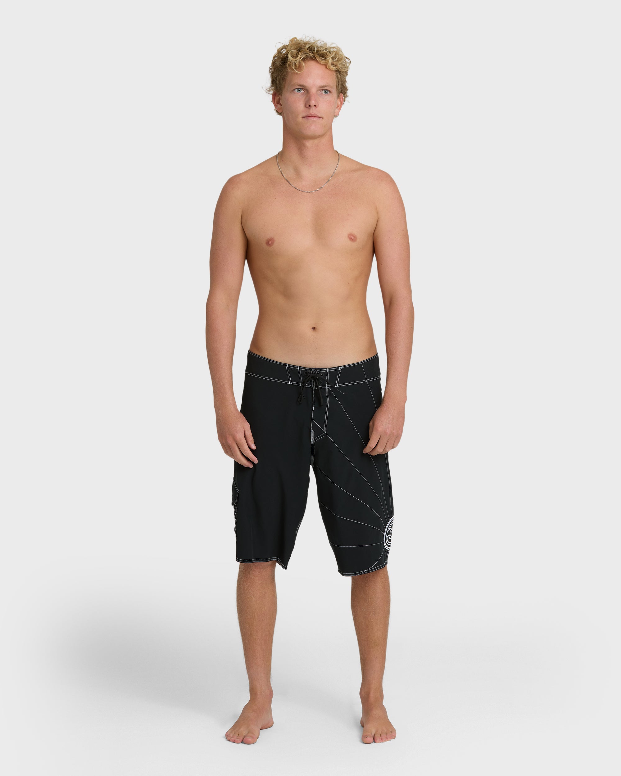 A.I. Rising Sun Pro 22" Boardshorts - Black