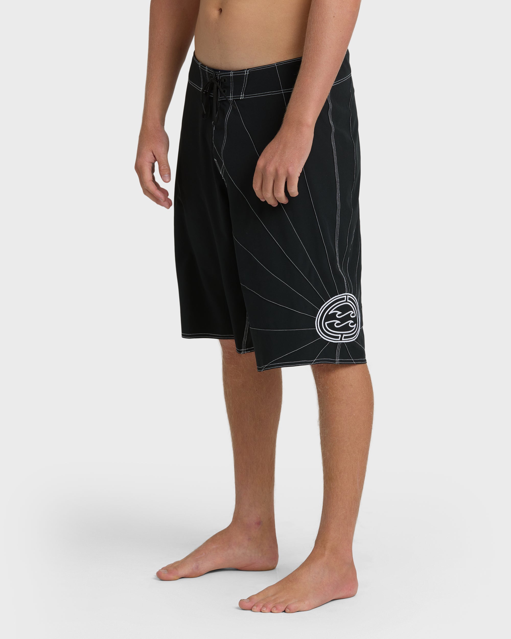 A.I. Rising Sun Pro 22" Boardshorts - Black