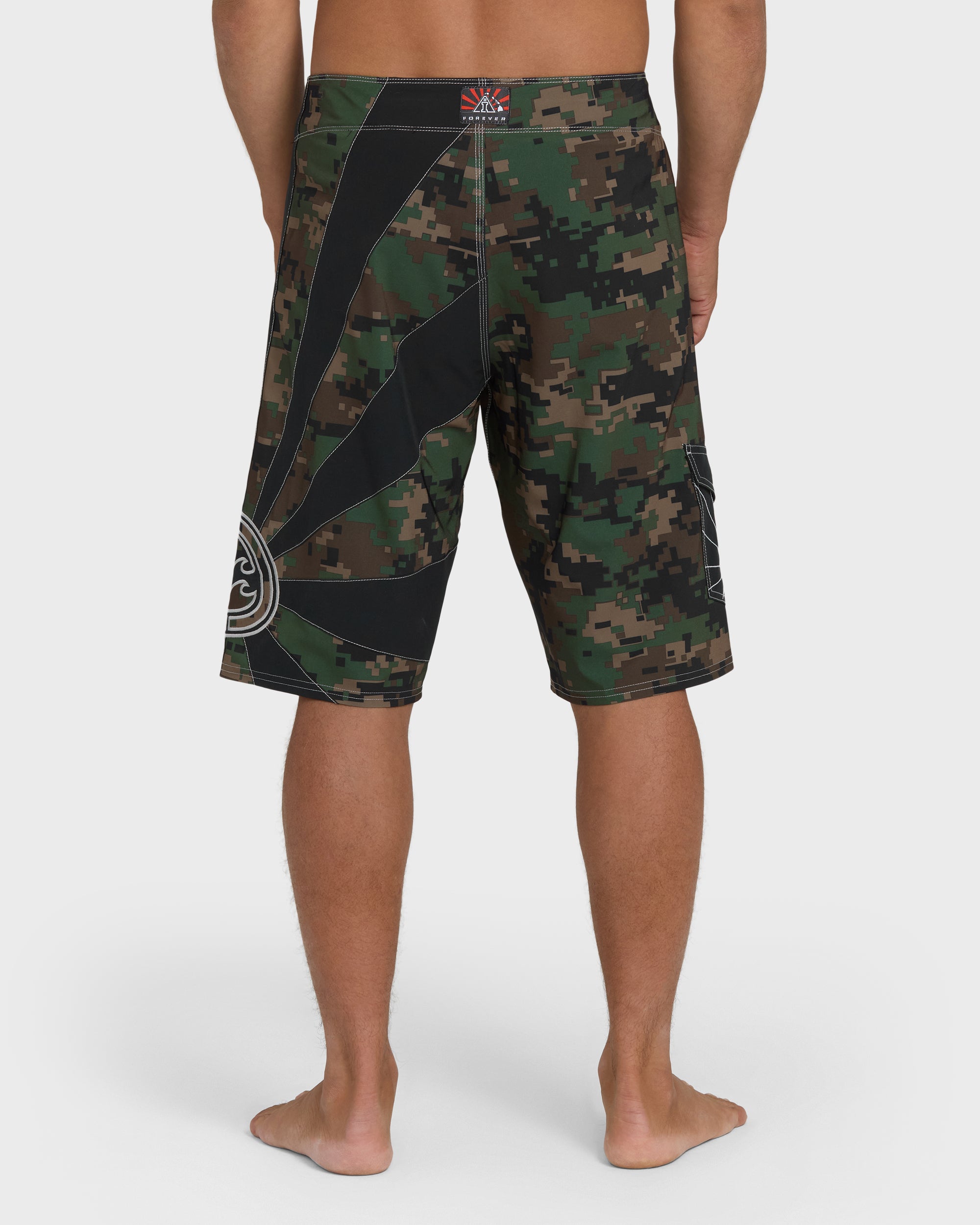 A.I. Rising Sun Pro 22" Boardshorts - Dark Olive