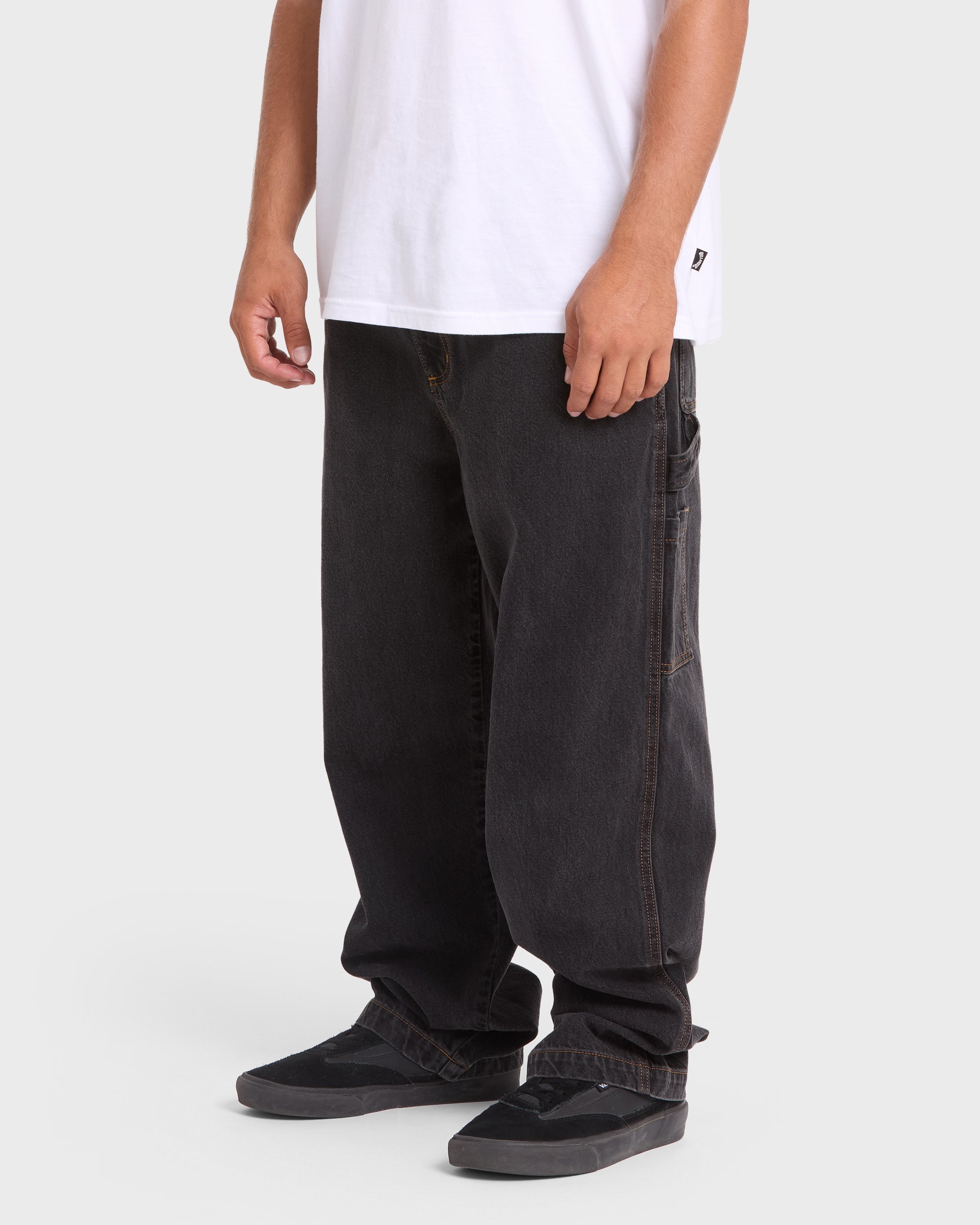 Bad Dog Carpenter Pants - Black Wash