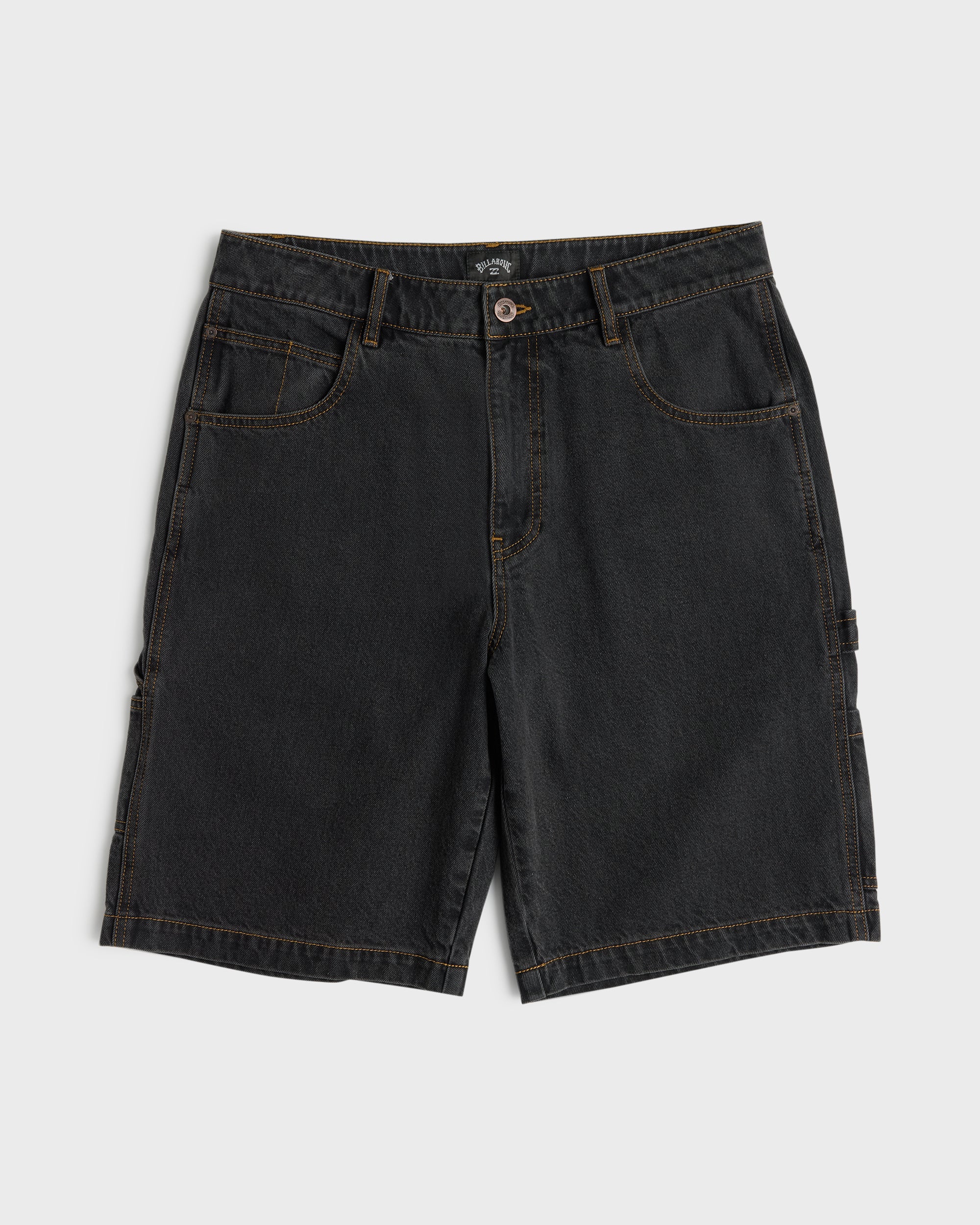 Bad Dog Workwear Denim Shorts - Black Wash