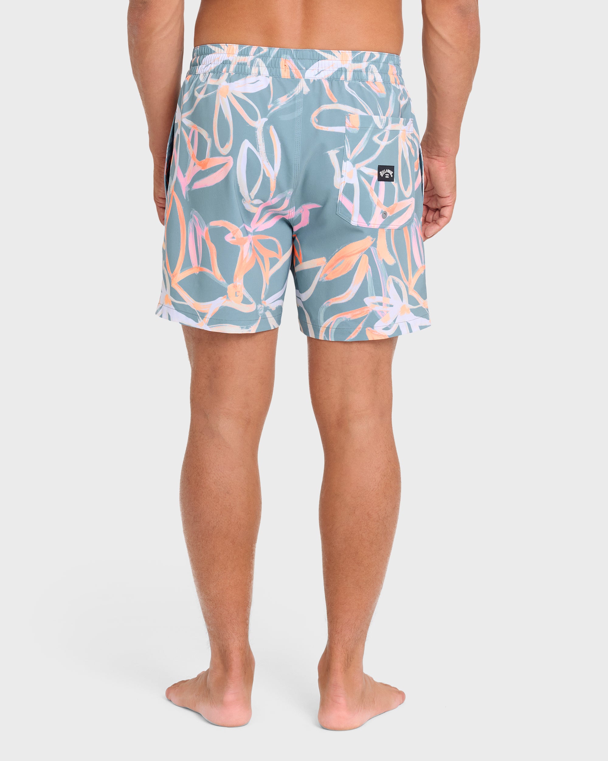 Good Times Layback 16" Swim Trunks - Pale Mauve