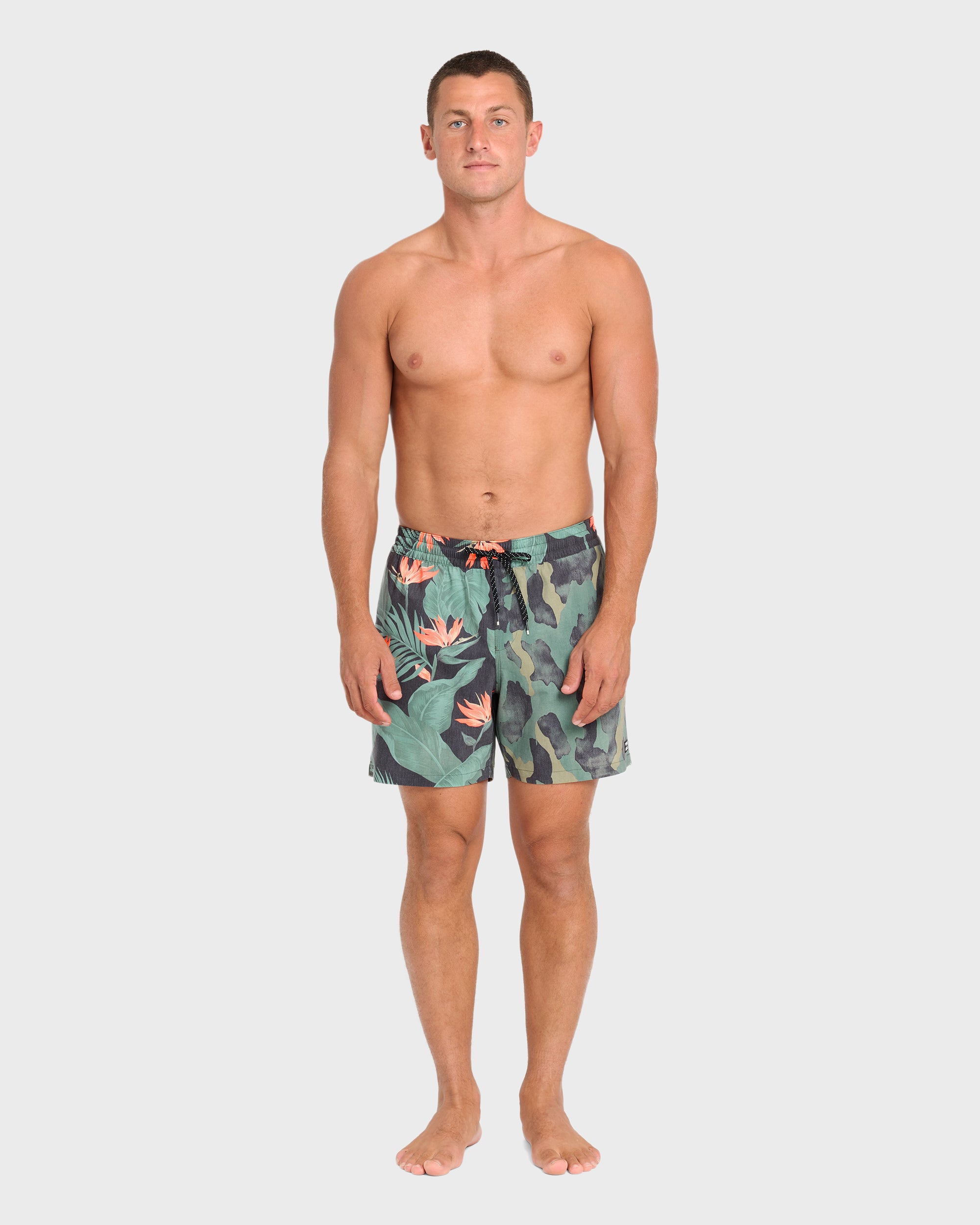 Good Times Layback 16" Swim Trunks - Rifle Green