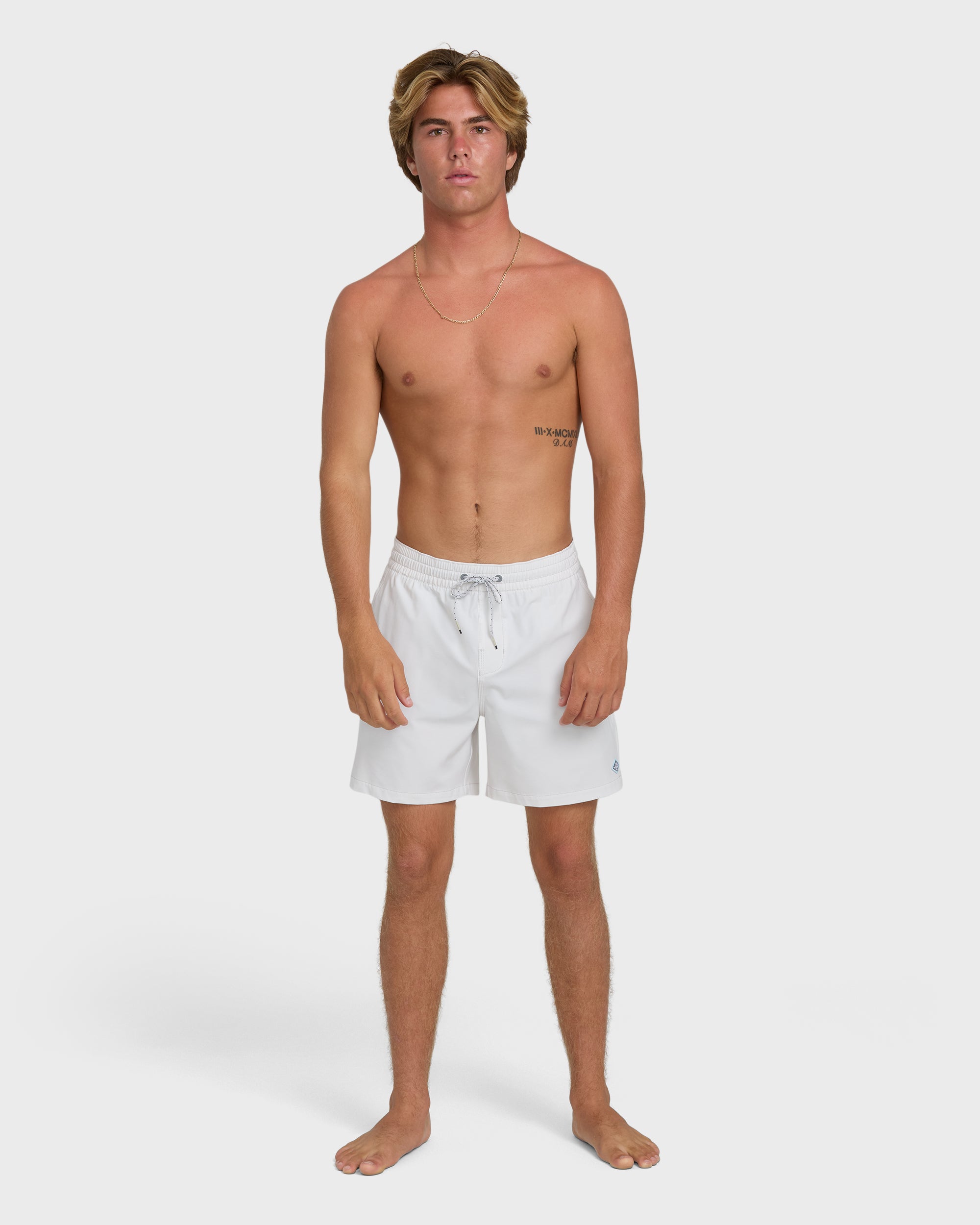 Every Other Day Wave Washed Layback 16" Trunks - Fog Gray