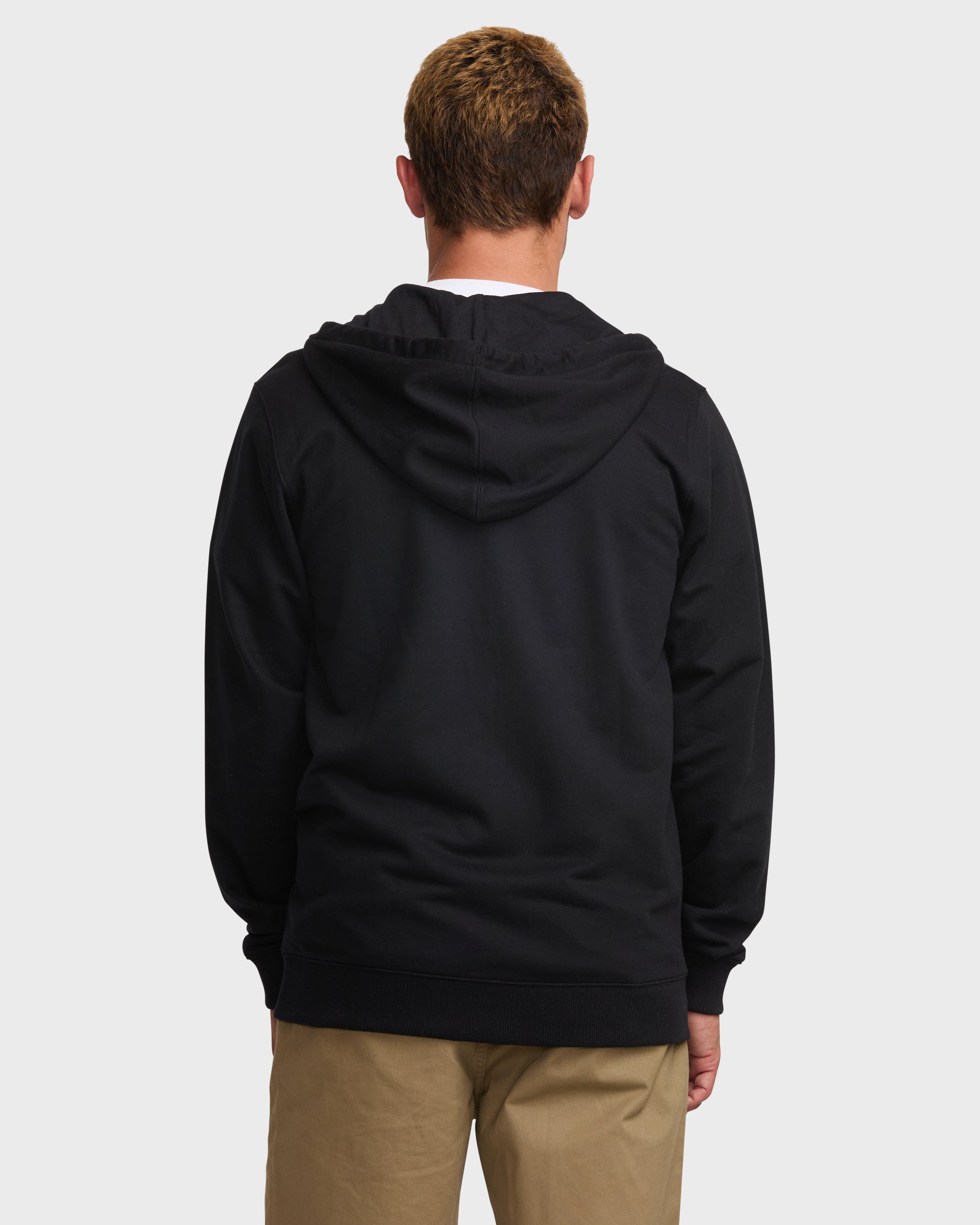 All Day Zip-Up Hoodie - Black