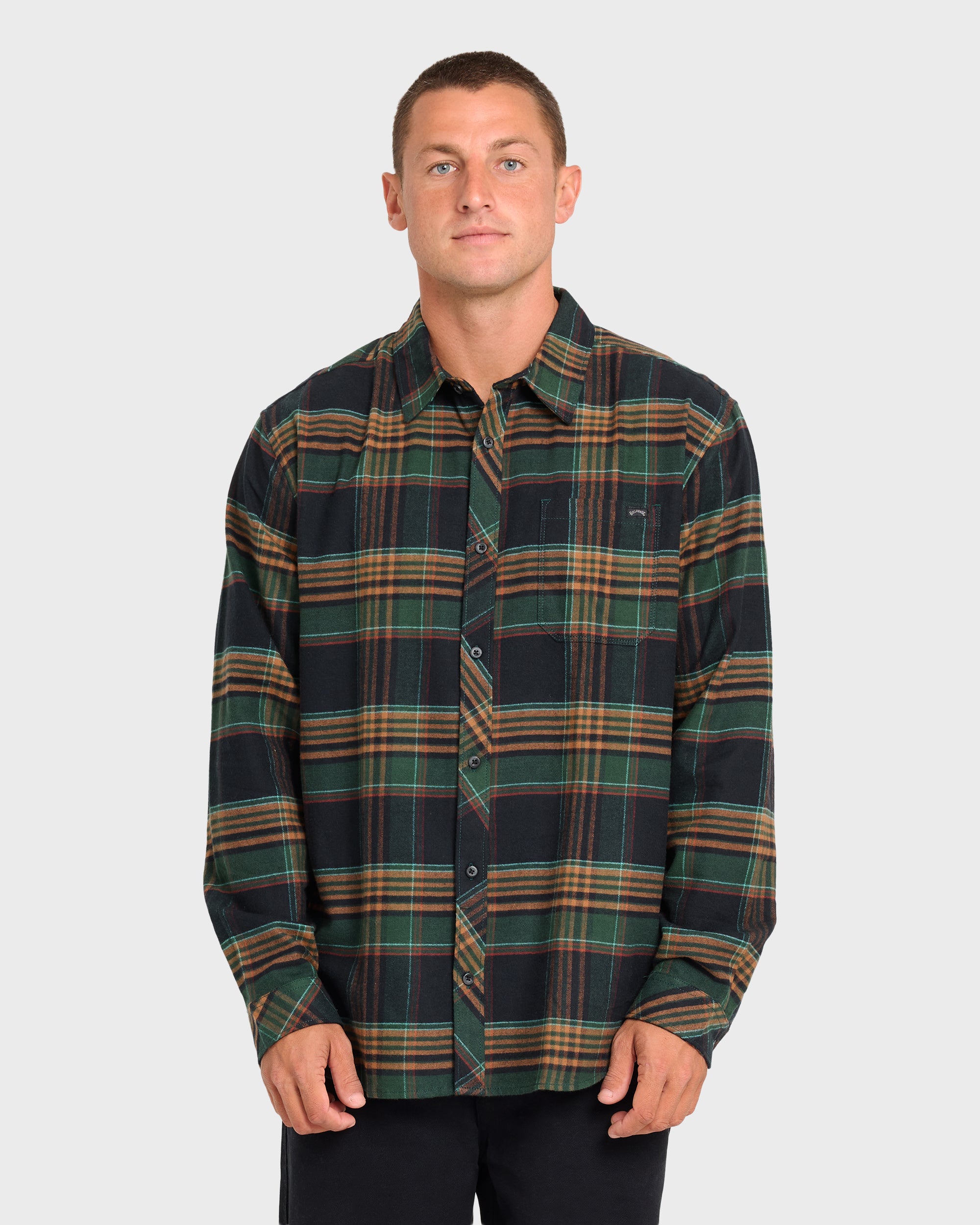 Coastline Long Sleeve Flannel Shirt