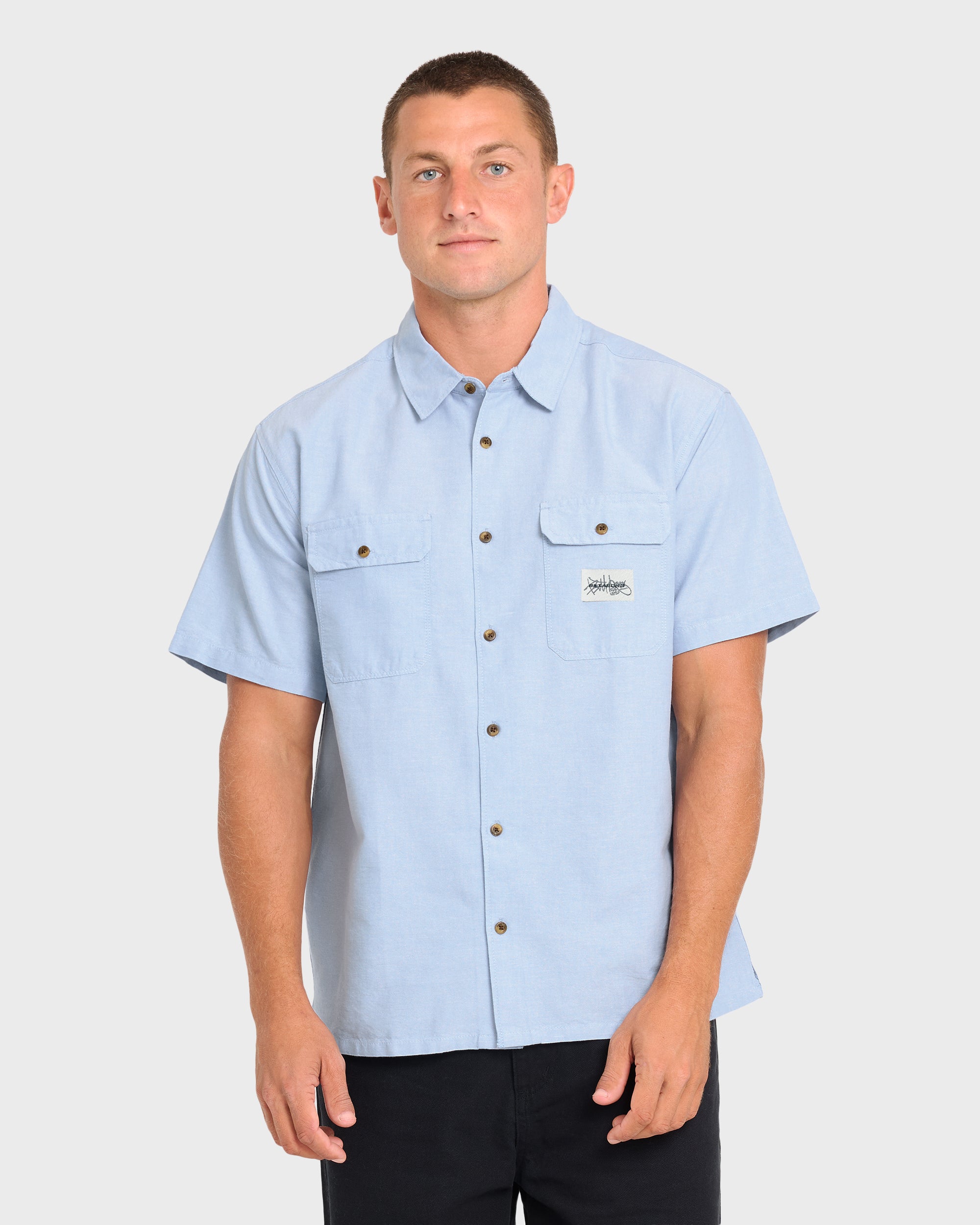 Bad Dog Short Sleeve Oxford Shirt