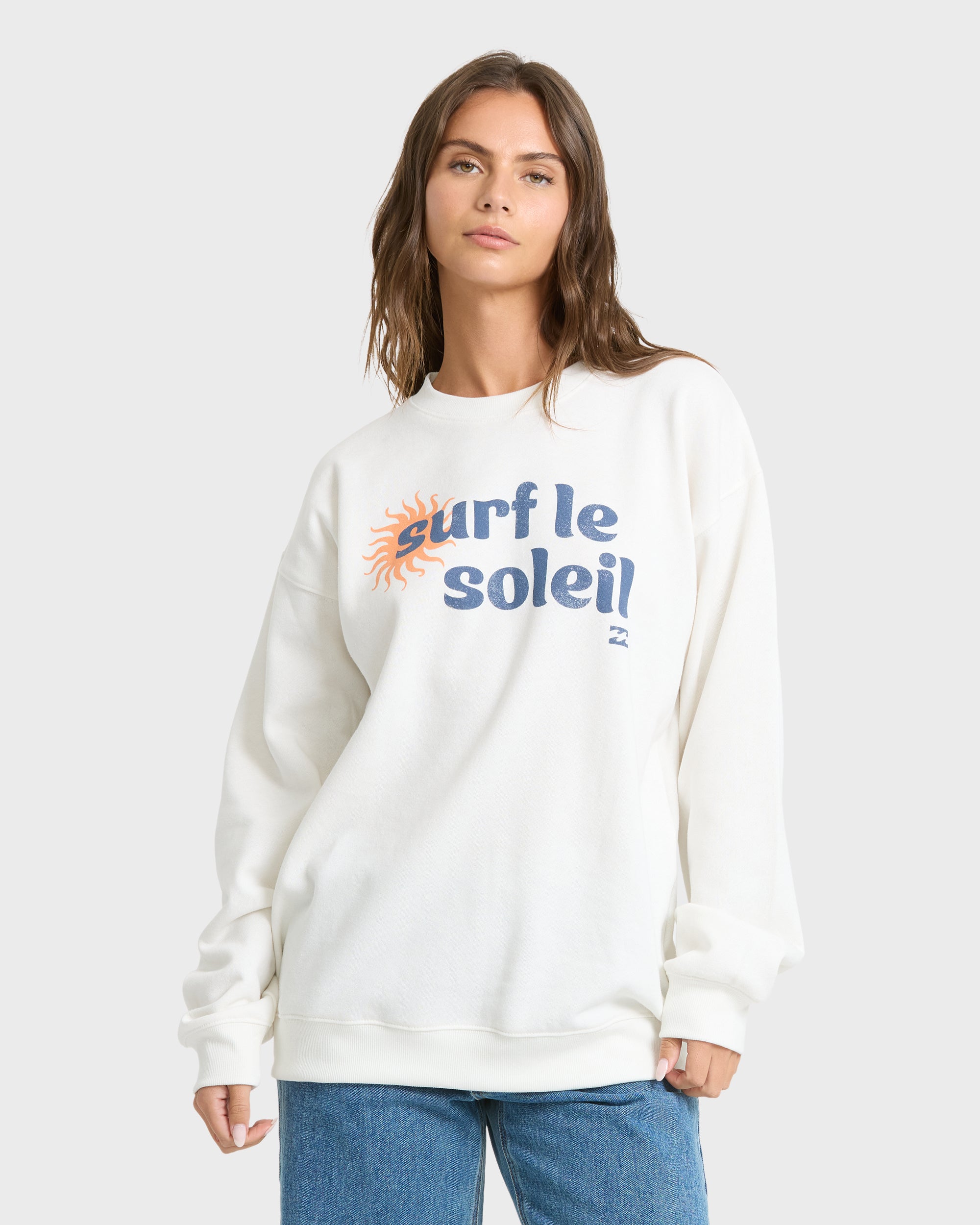Seaside Panorama Crewneck Sweatshirt