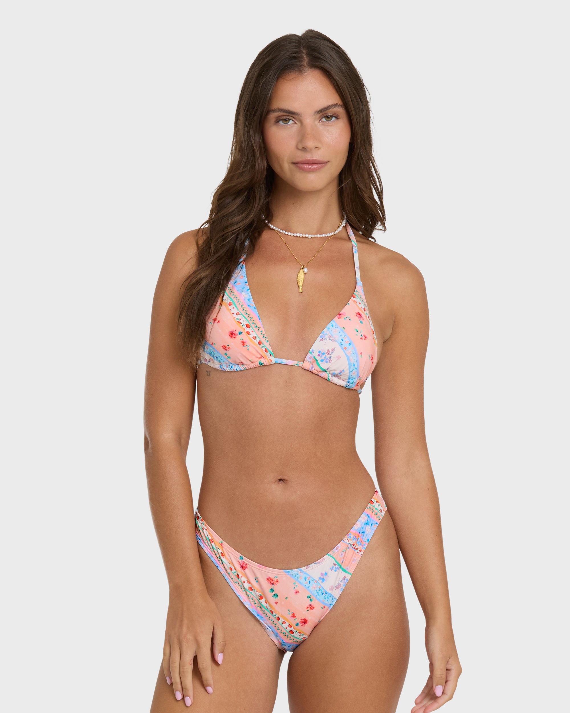 Daisy Chain Multi Triangle Bikini Top