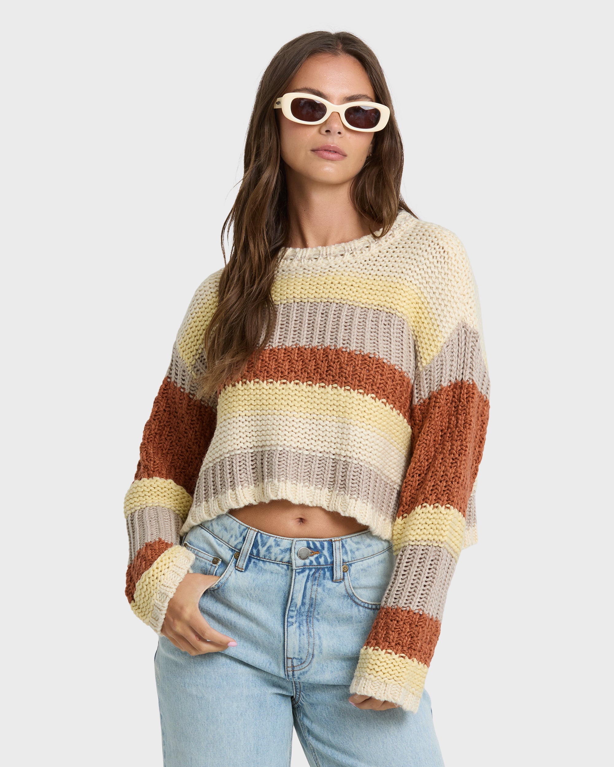 Mix Up Crewneck Sweater