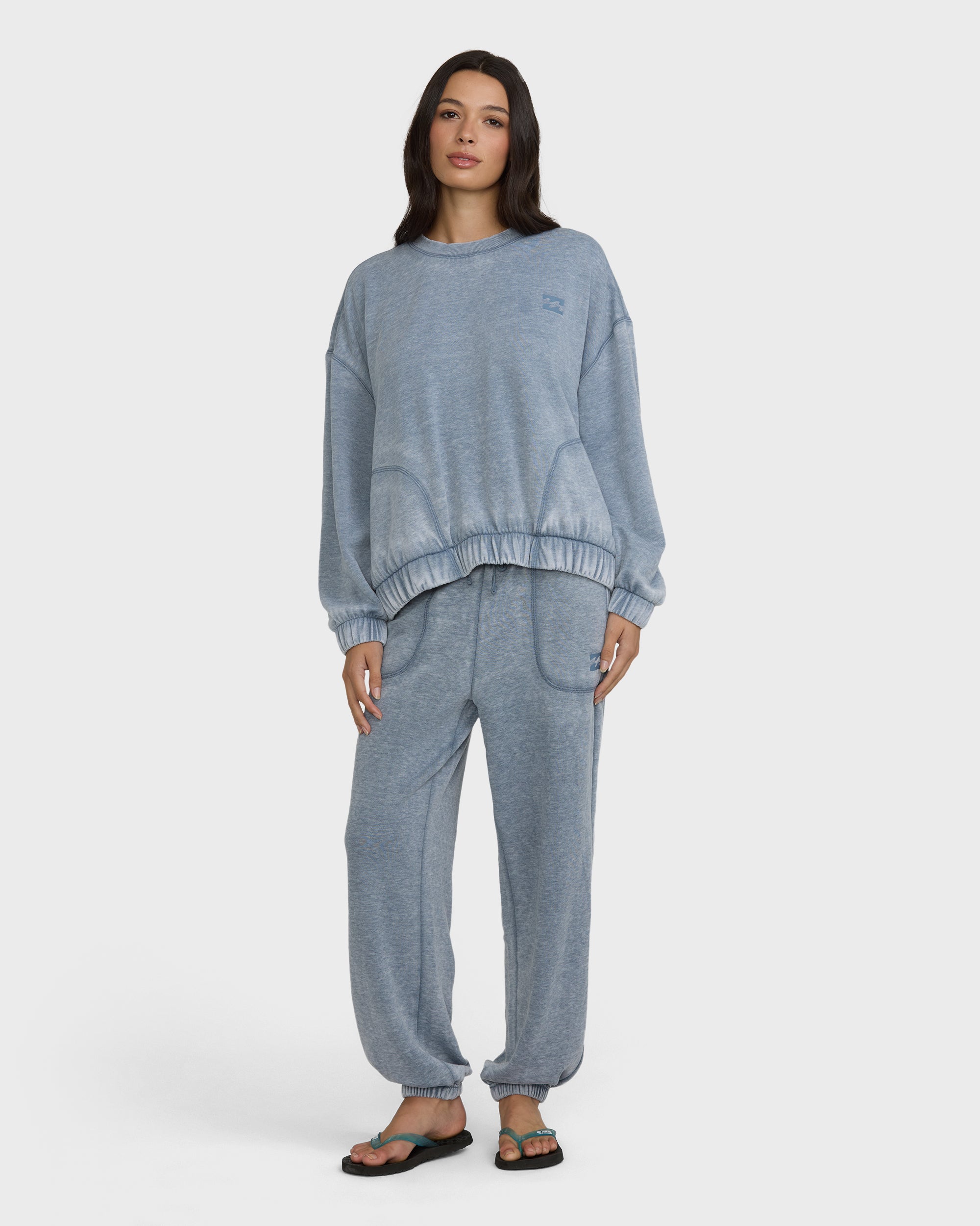 Field Day Crewneck Sweatshirt - Blue Smoke