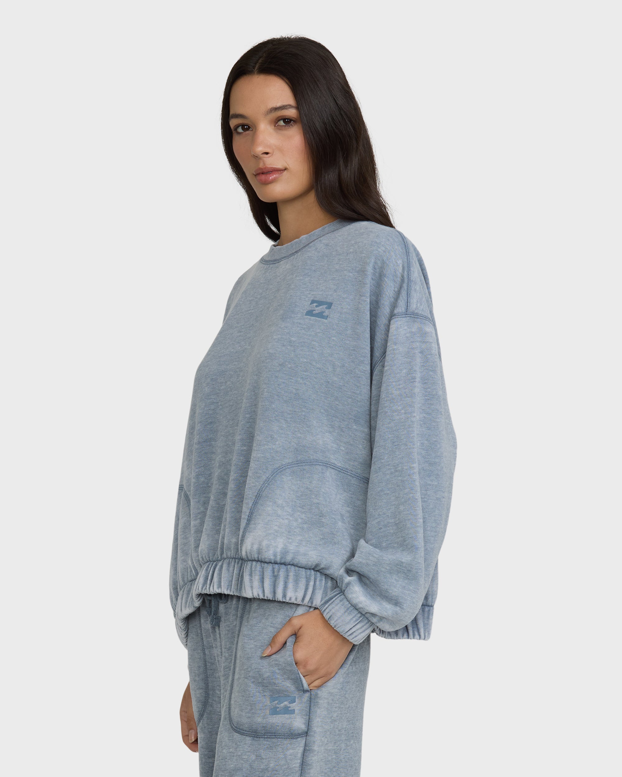 Field Day Crewneck Sweatshirt - Blue Smoke