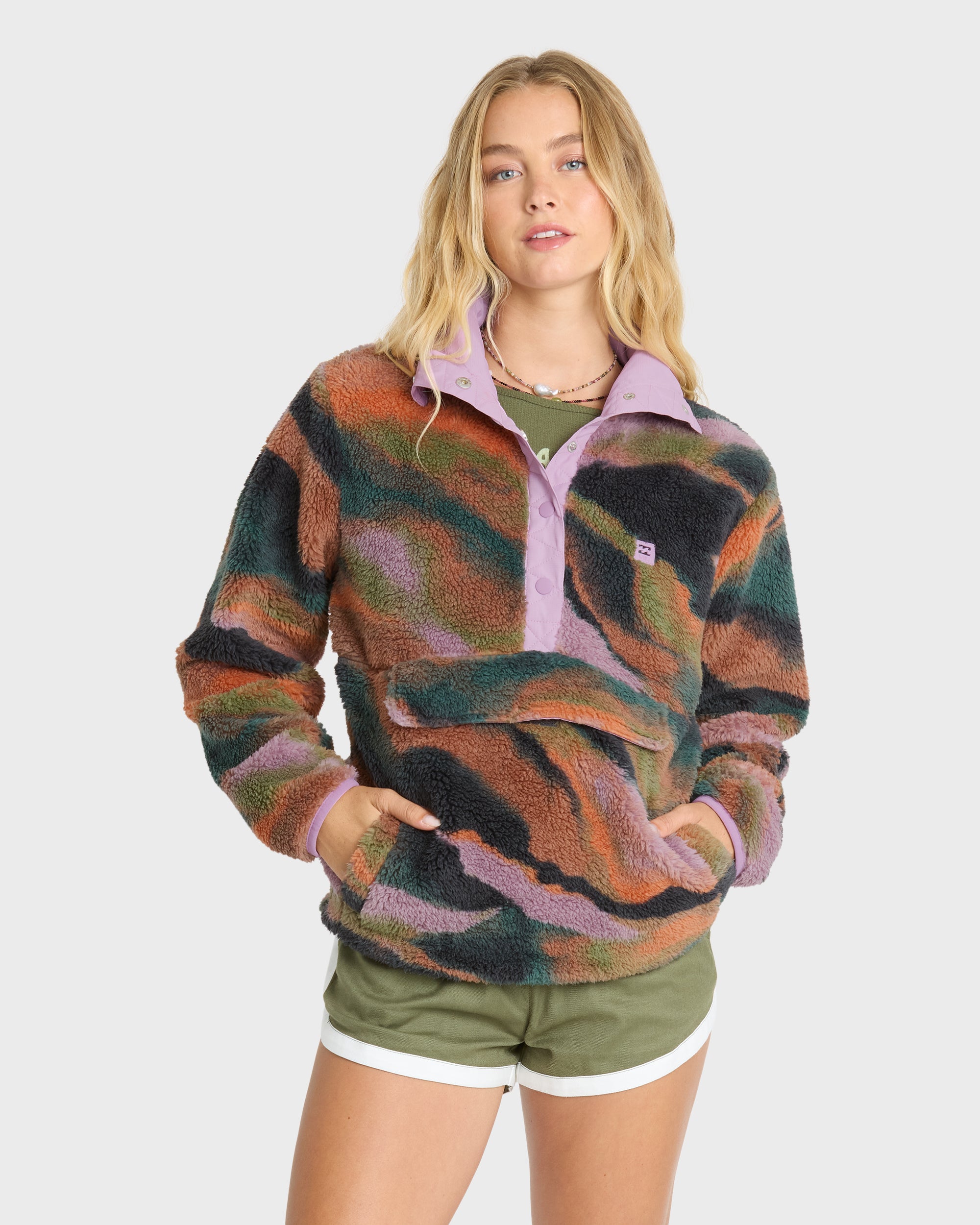 Switchback Sherpa Half Snap Fleece Pullover