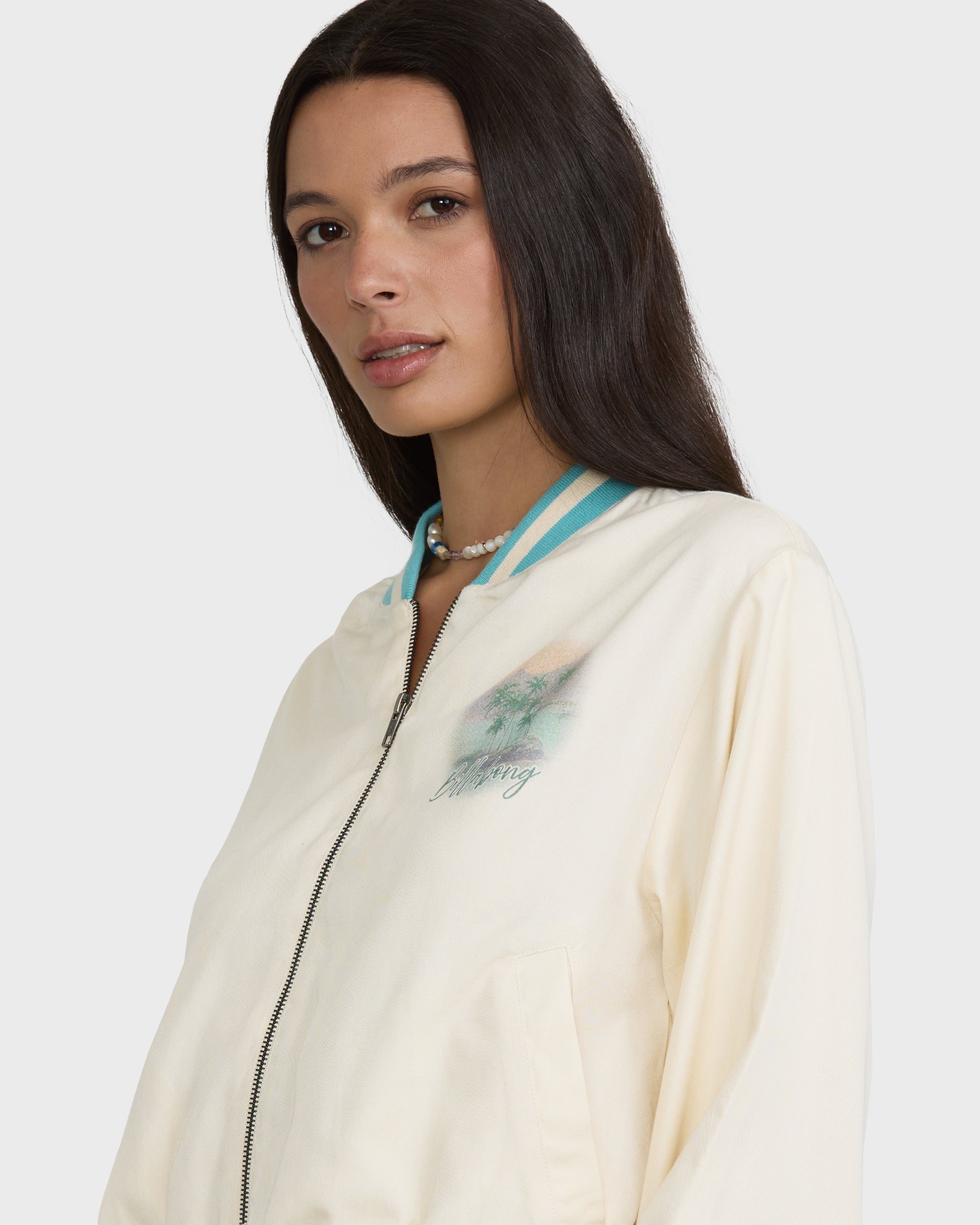 Sea Friends Bomber Jacket - White Cap