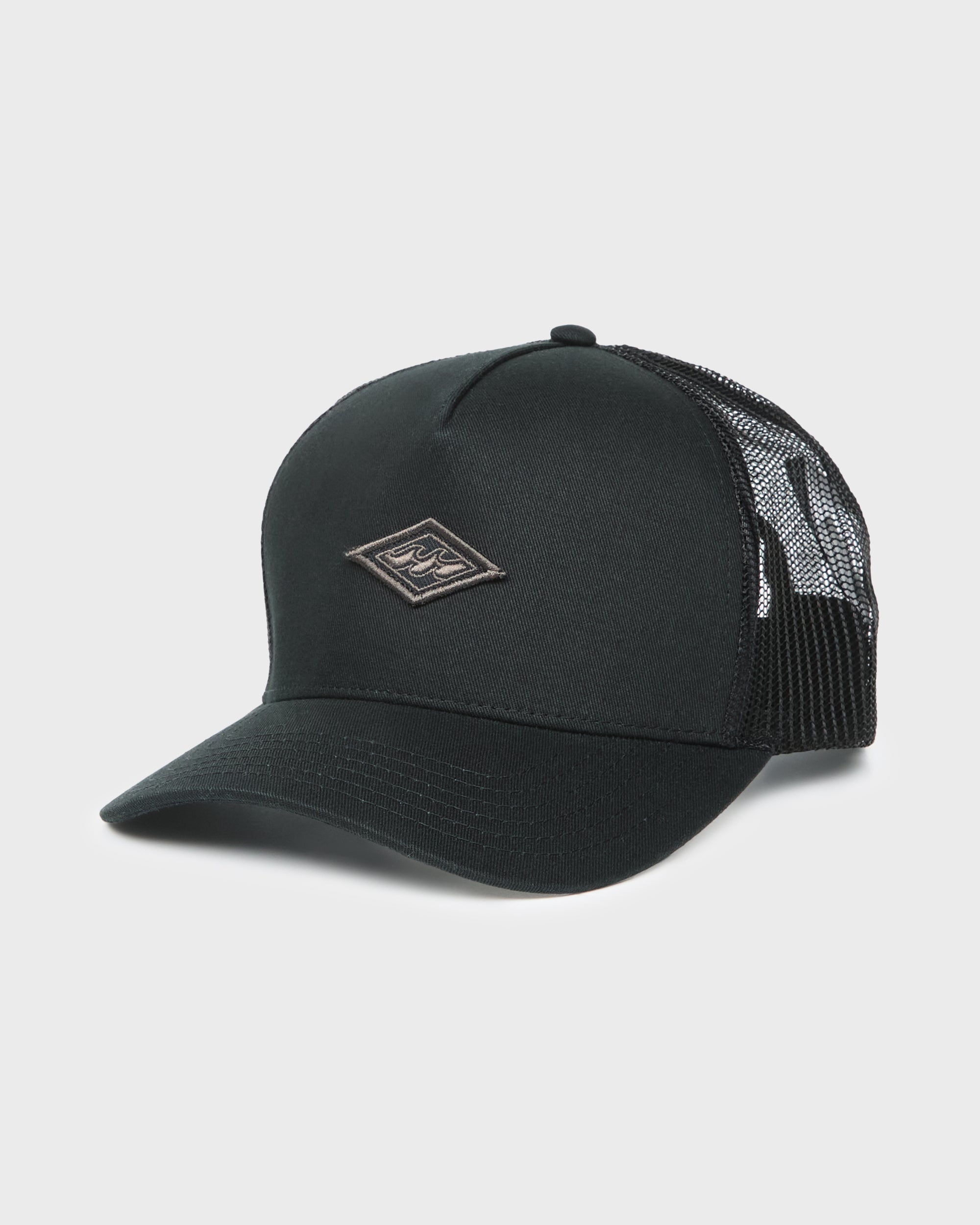 Stacked Trucker Hat - Black