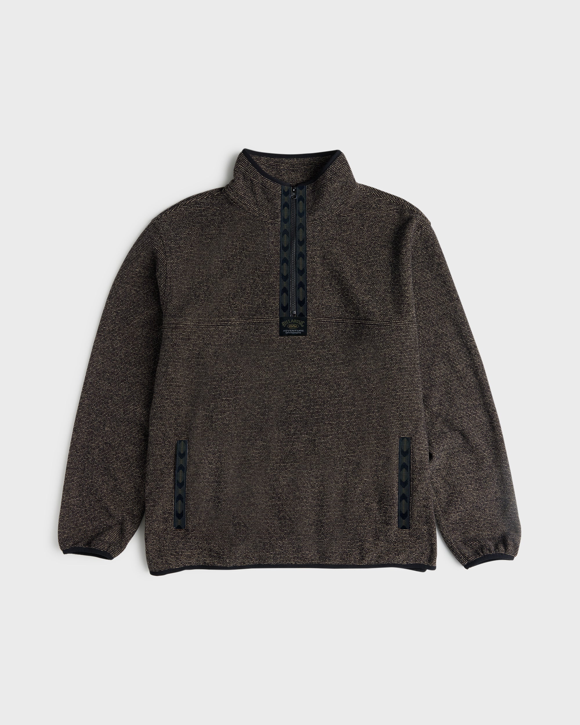 Frontier Mockneck Quarter-Zip Fleece - Black