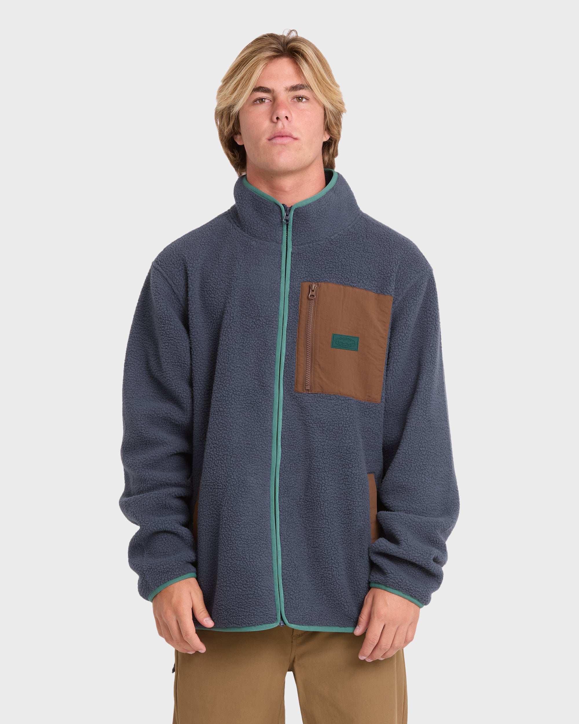 Alpine Mock Neck Full-Zip Fleece