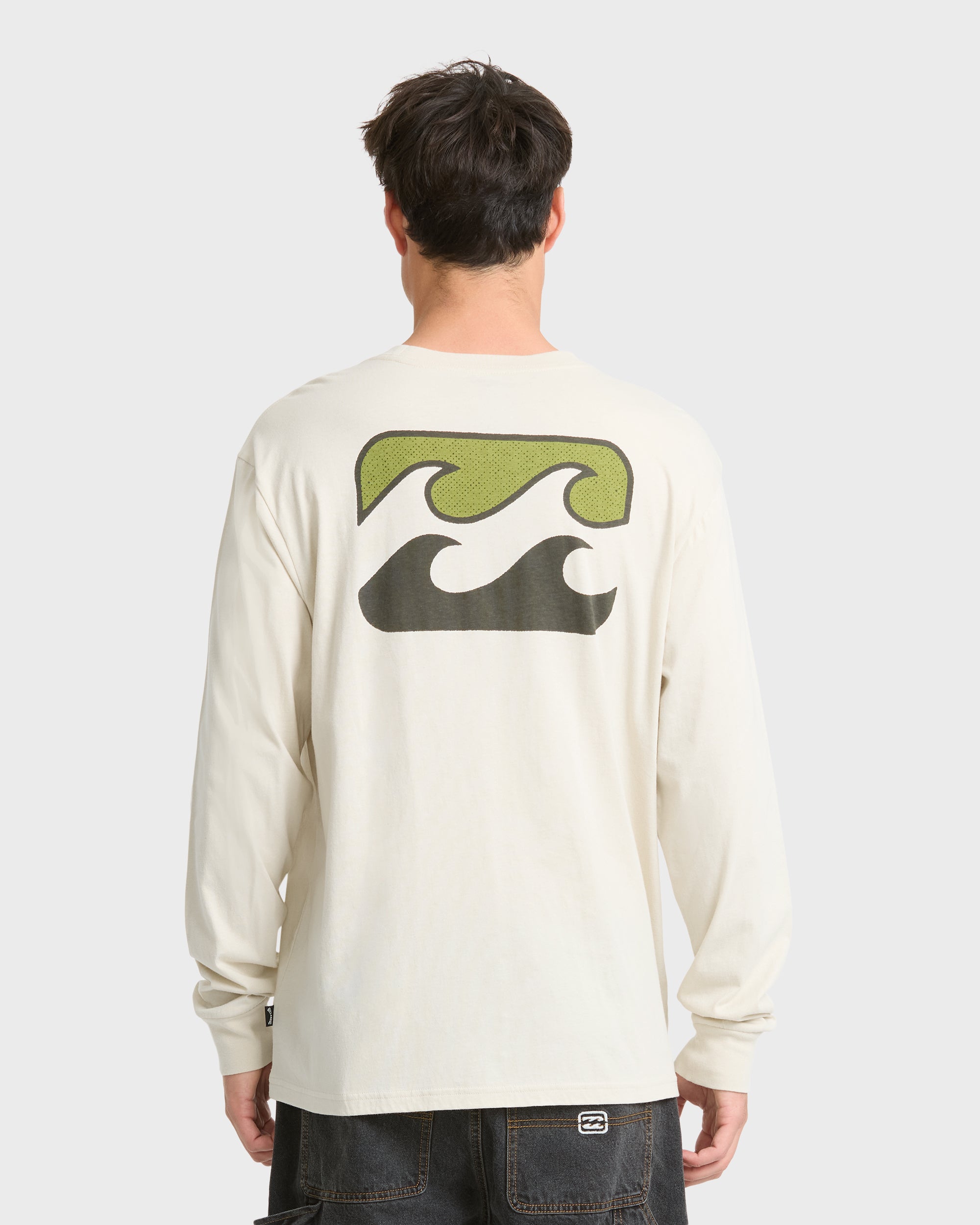 Crayon Wave Premium Long Sleeve Knit T-Shirt
