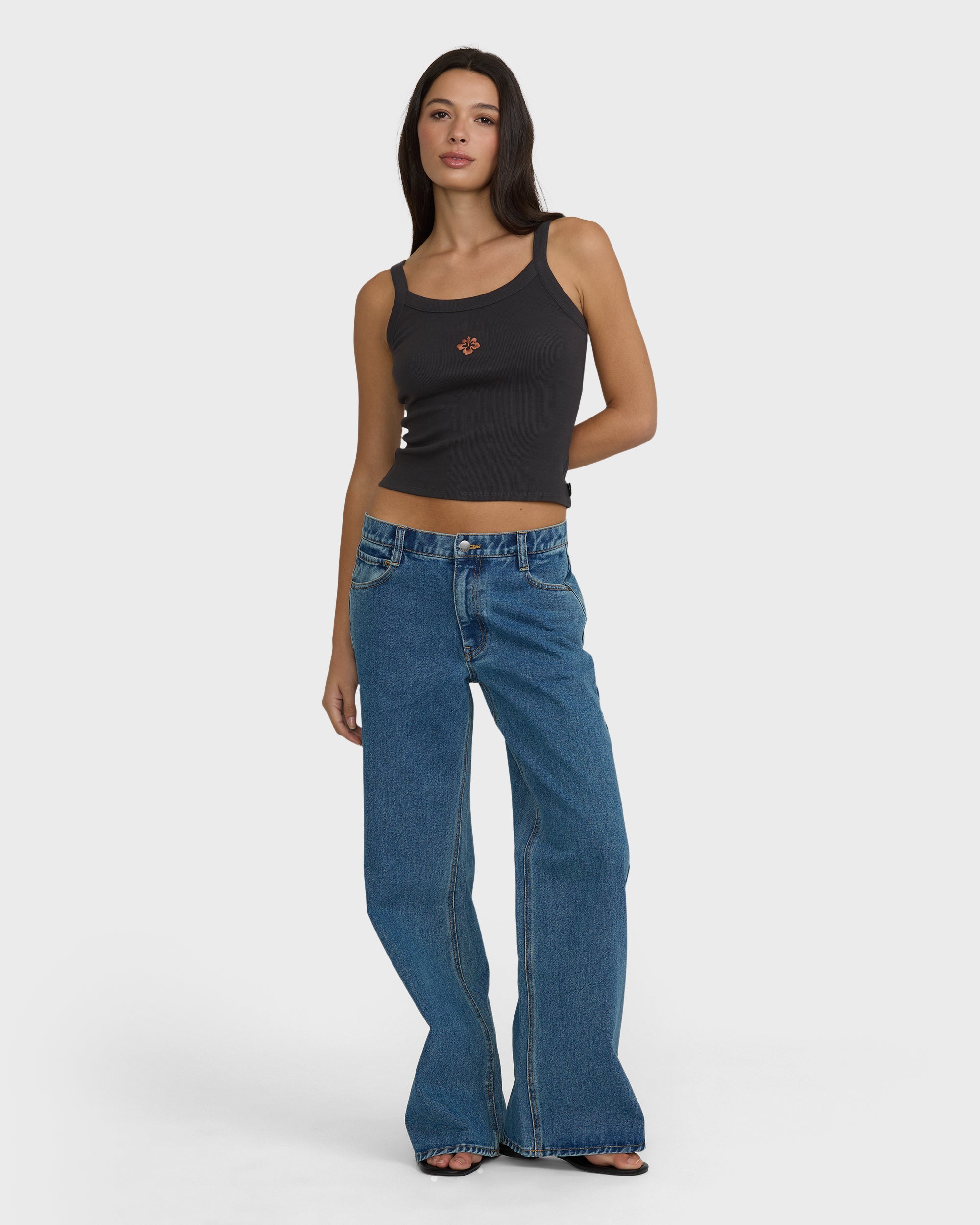 Day Trip Forever Tank Top - Black Sands