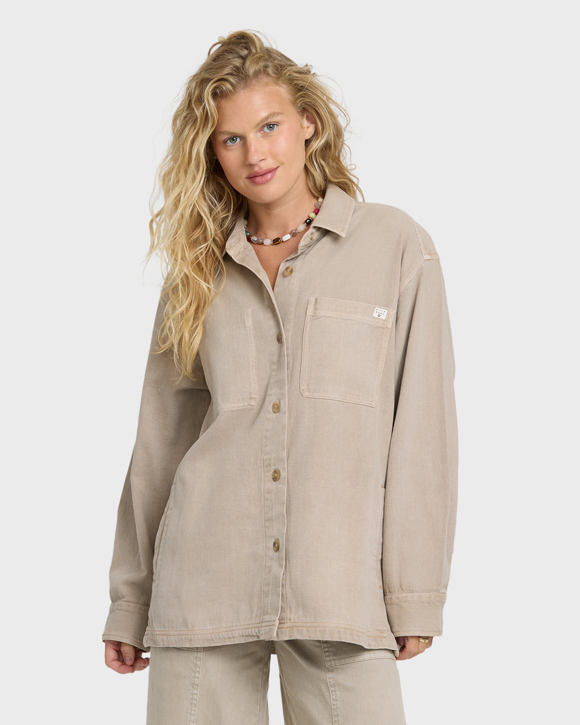 Washed Ashore 2 Long Sleeve Woven Overshirt