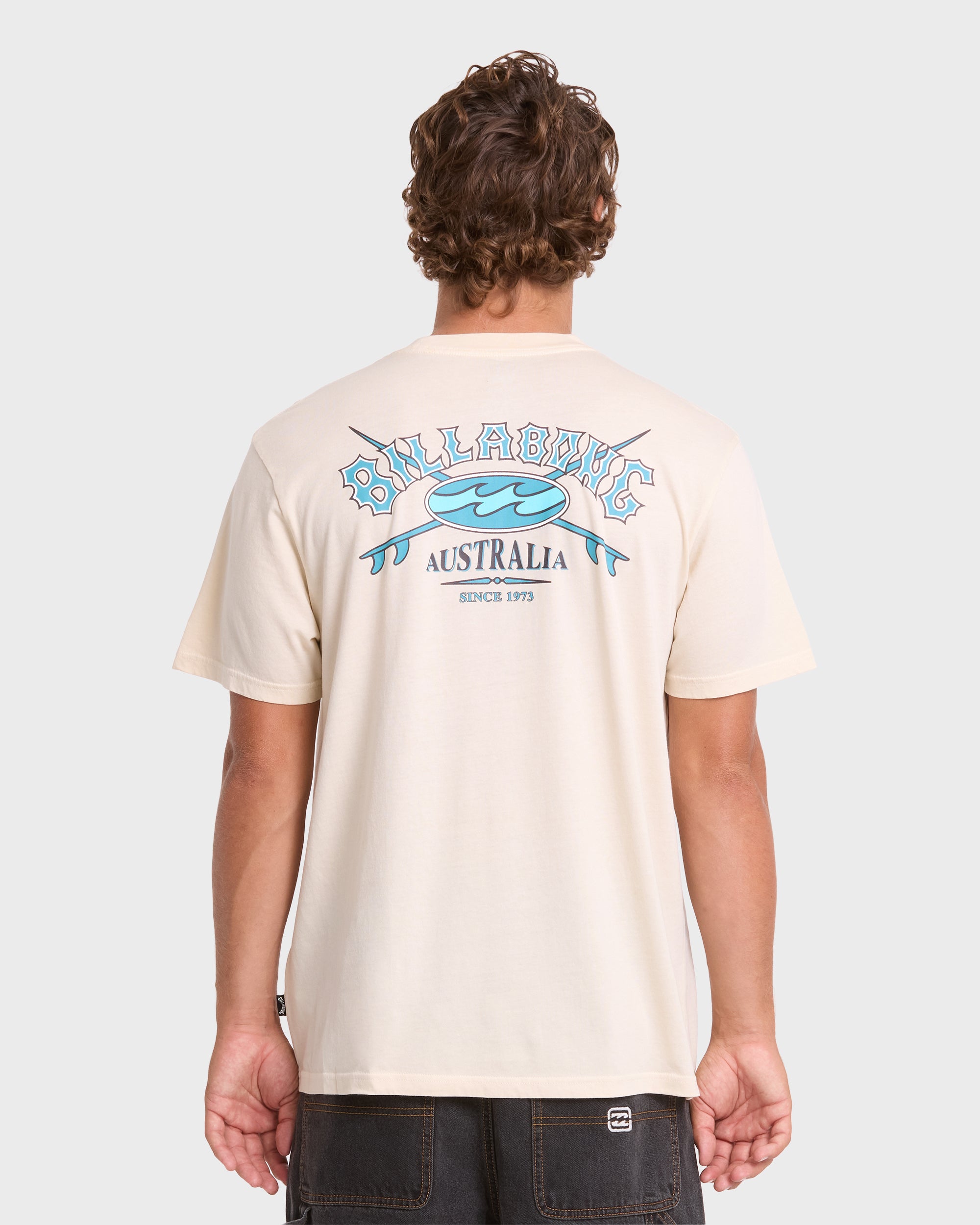 Heritage Arch Wave Washed Premium Short Sleeve Cotton T-Shirt