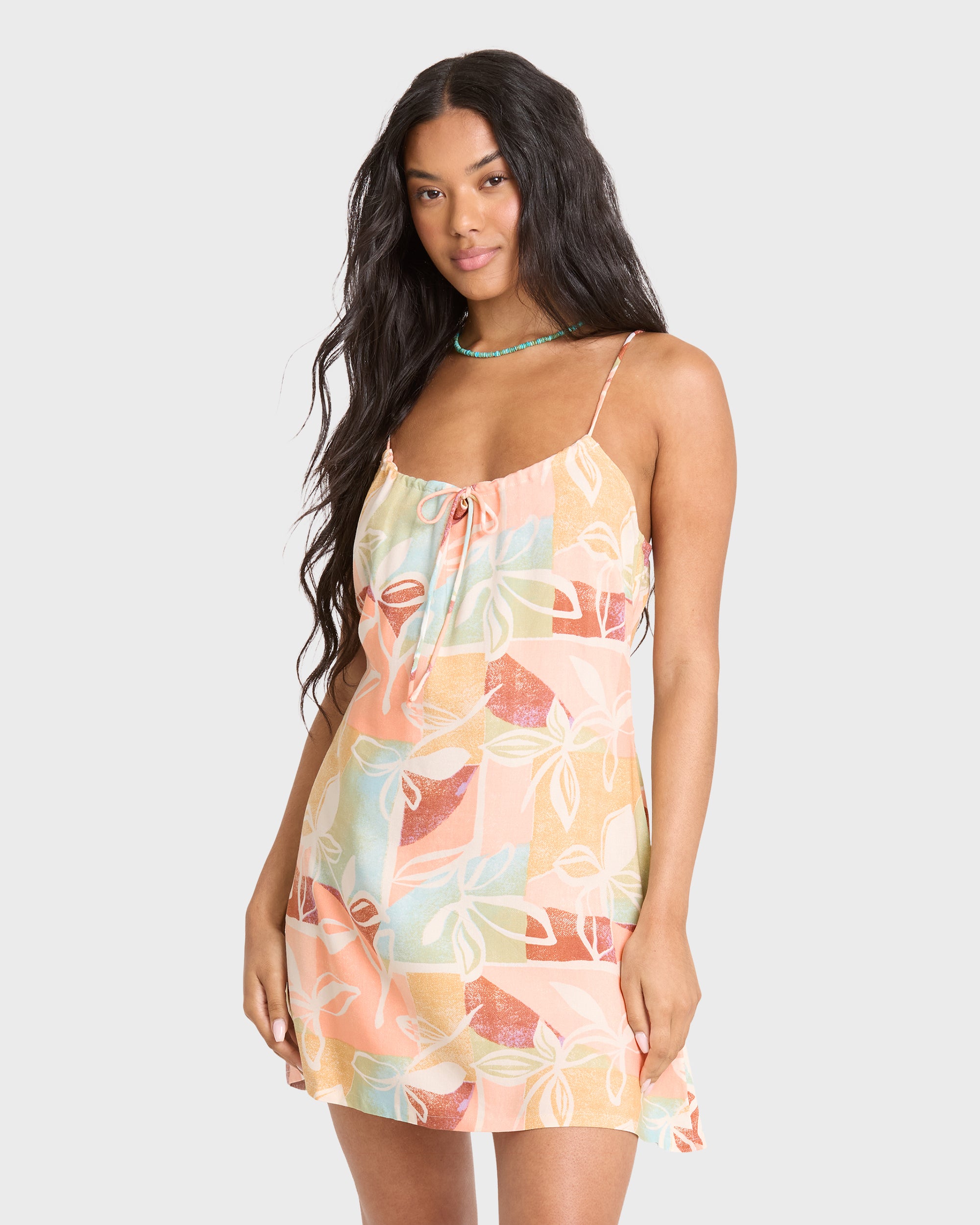 So Simple Crinkle Mini Dress