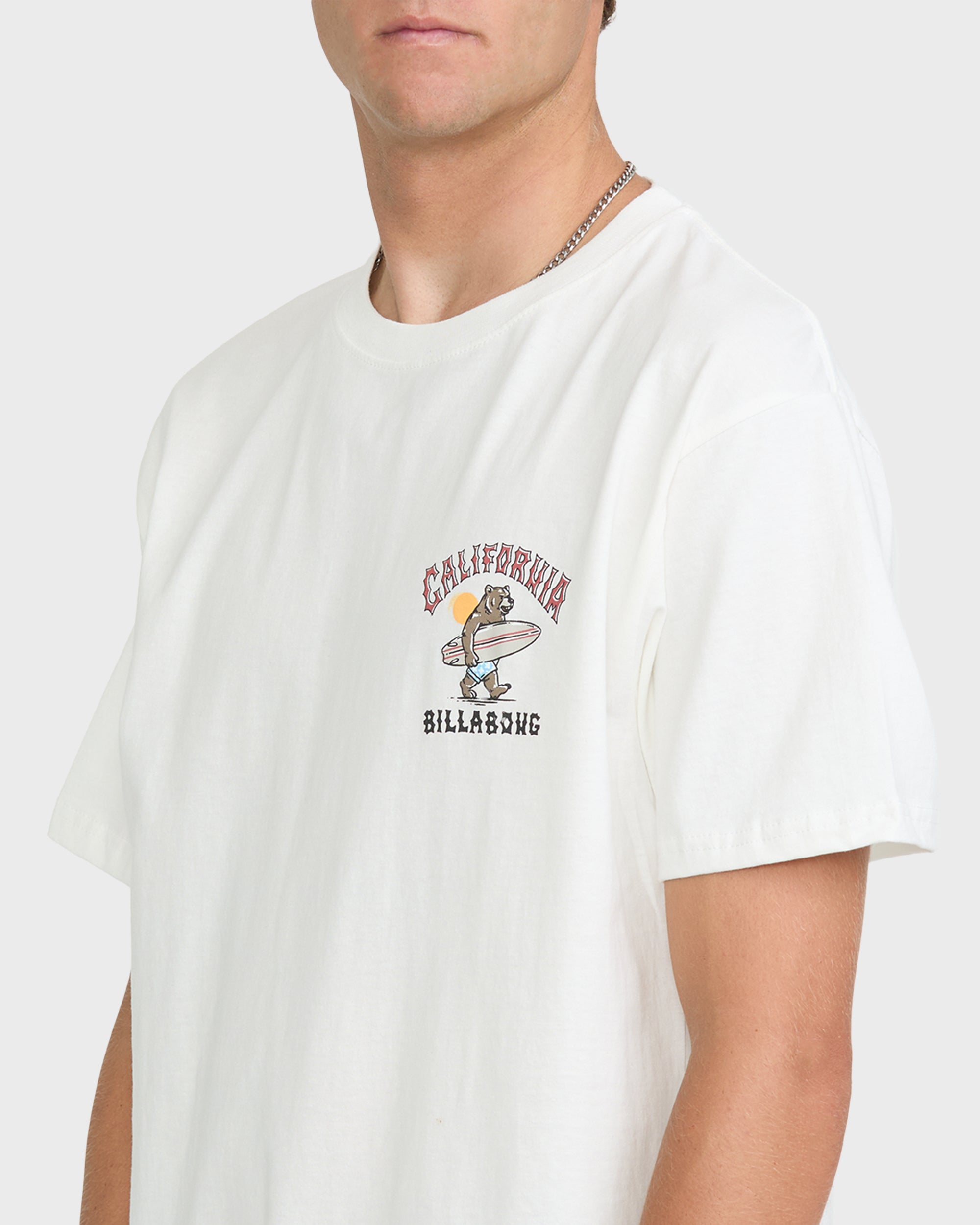 Mascot California Basic Short Sleeve Cotton T-Shirt - Off White