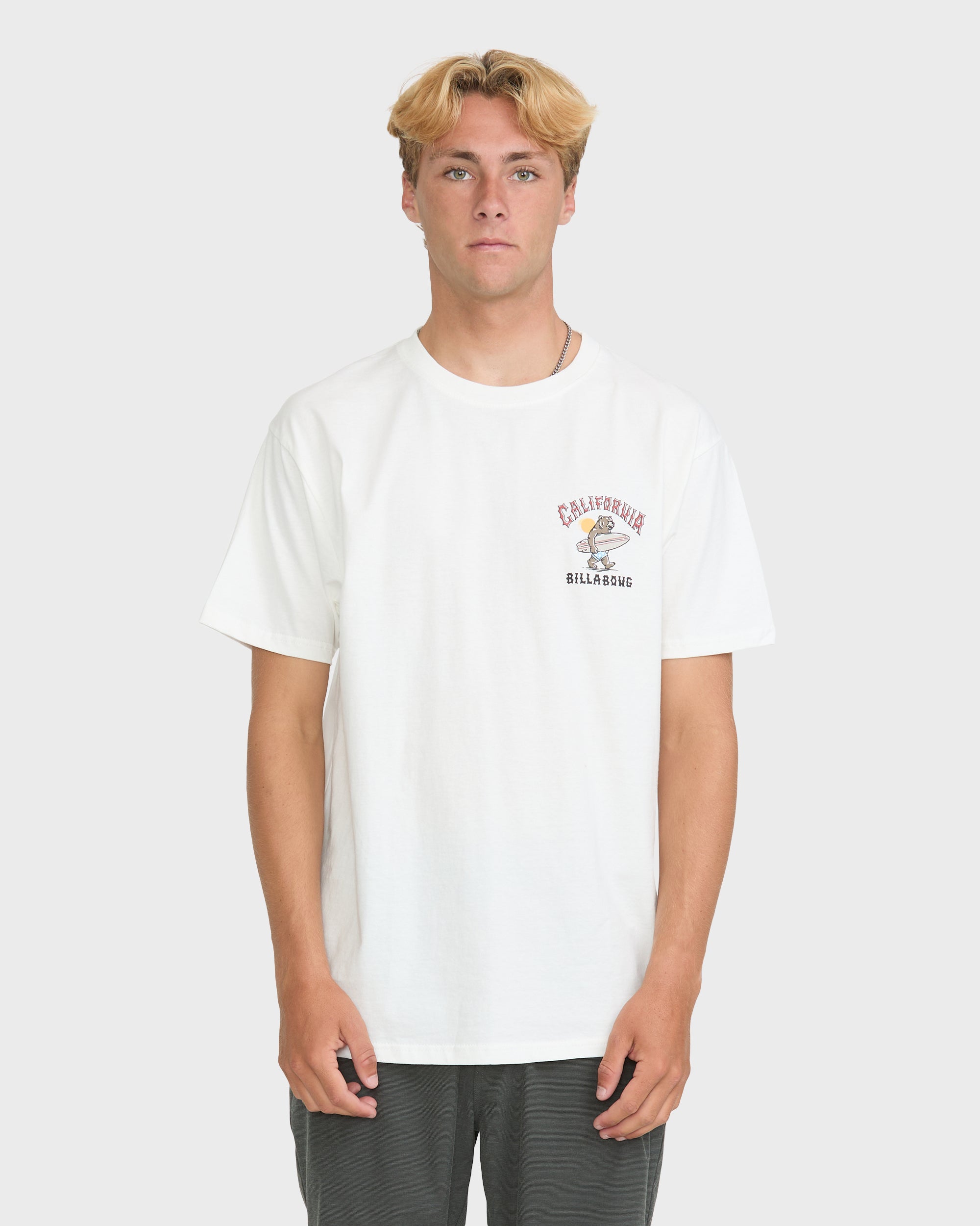 Mascot California Basic Short Sleeve Cotton T-Shirt - Off White