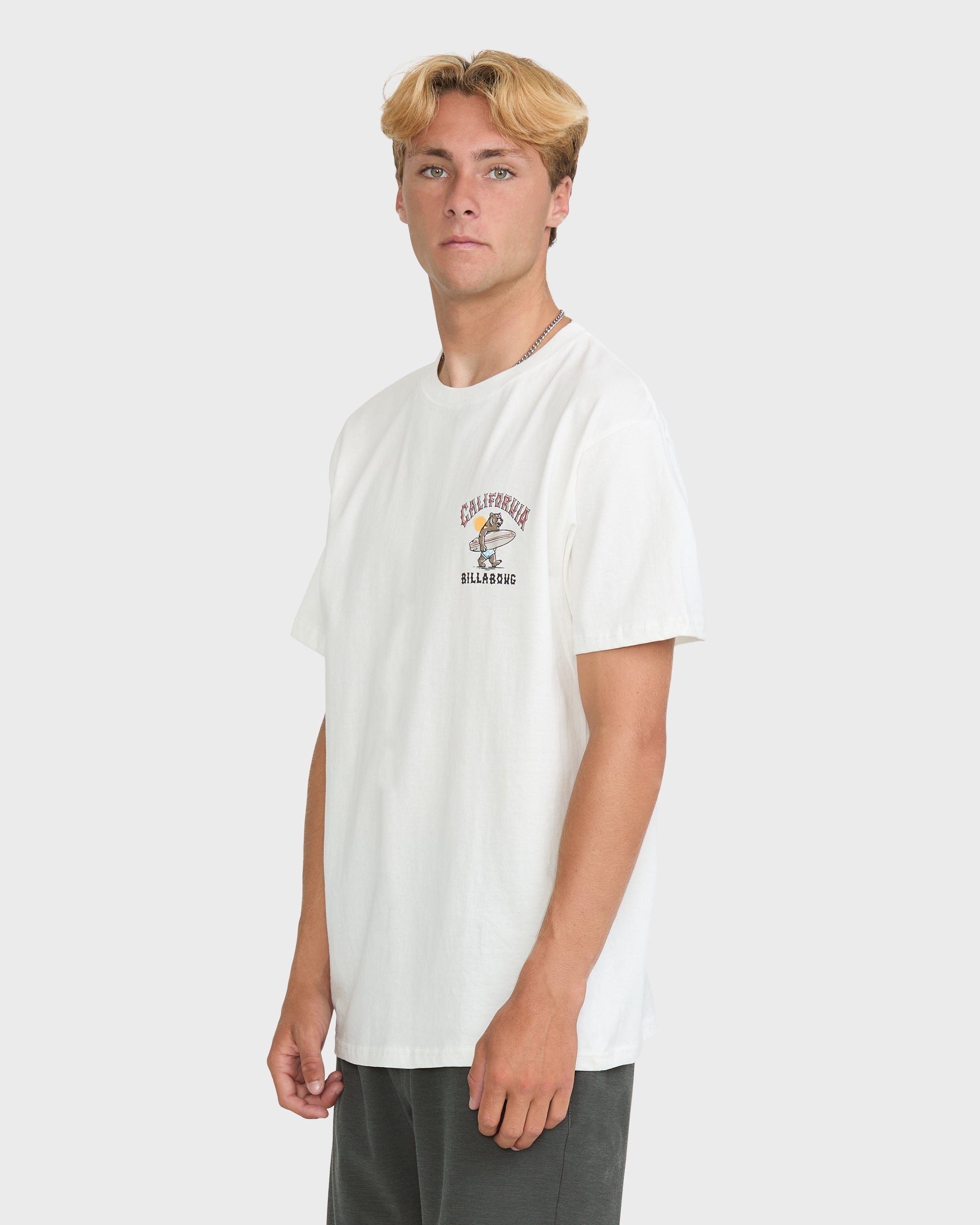 Mascot California Basic Short Sleeve Cotton T-Shirt - Off White