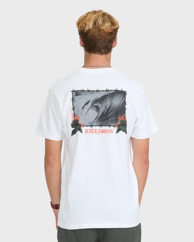Oahu Hawaii Basic Short Sleeve Knit T-Shirt - White