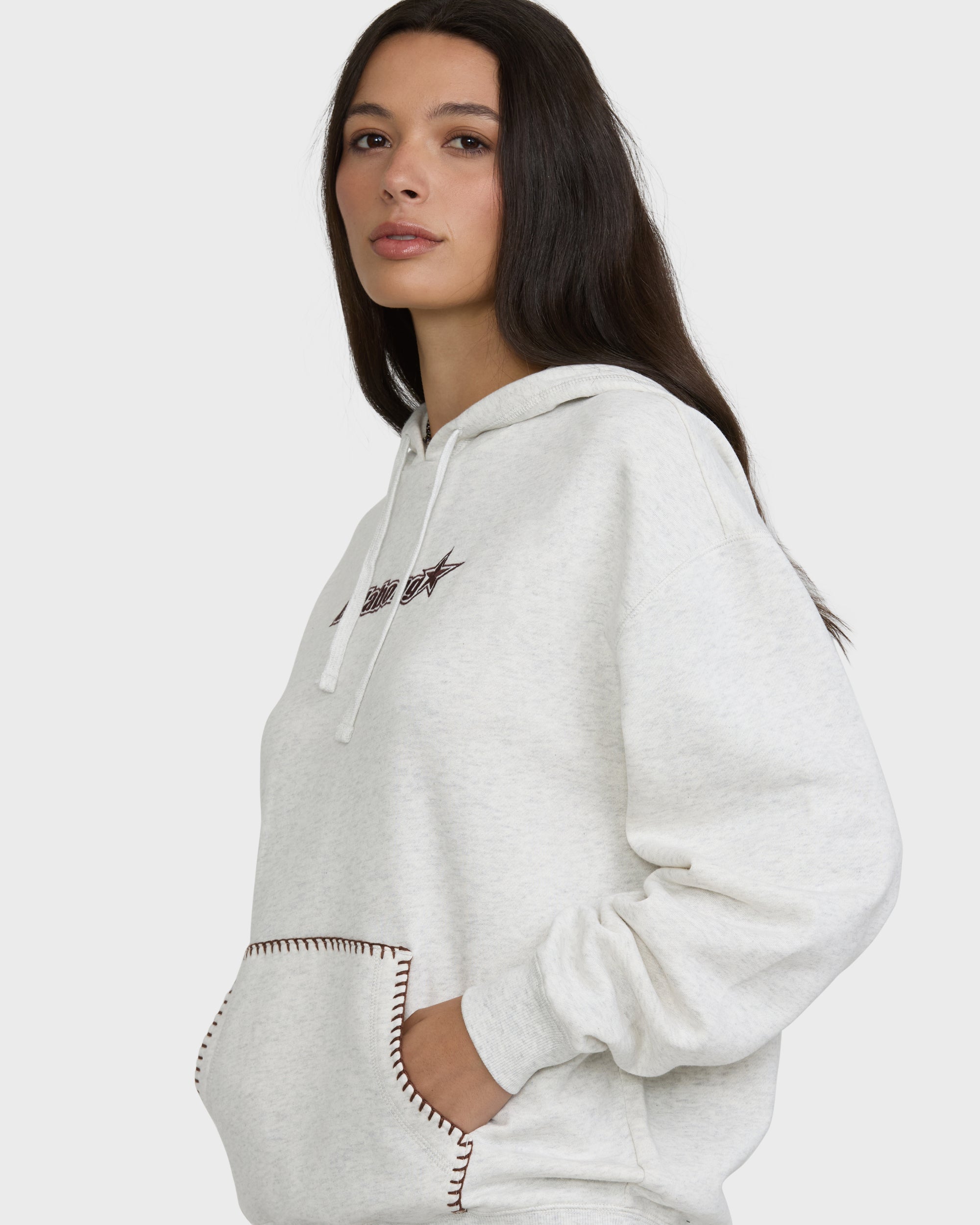 Chrome Tide Pullover Hoodie - Frost Gray Heather