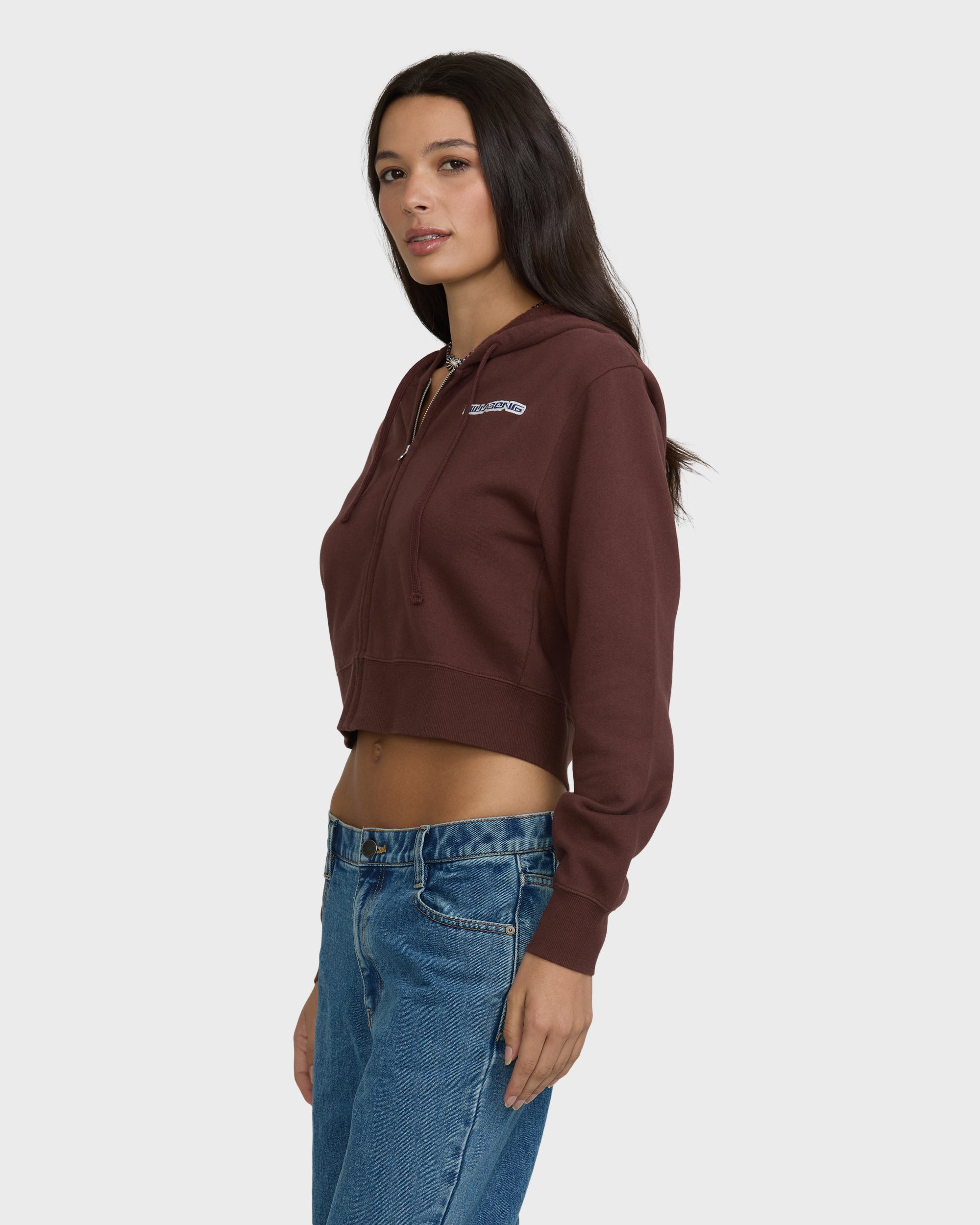 Star Crossed Zip-Up Hoodie - Teak