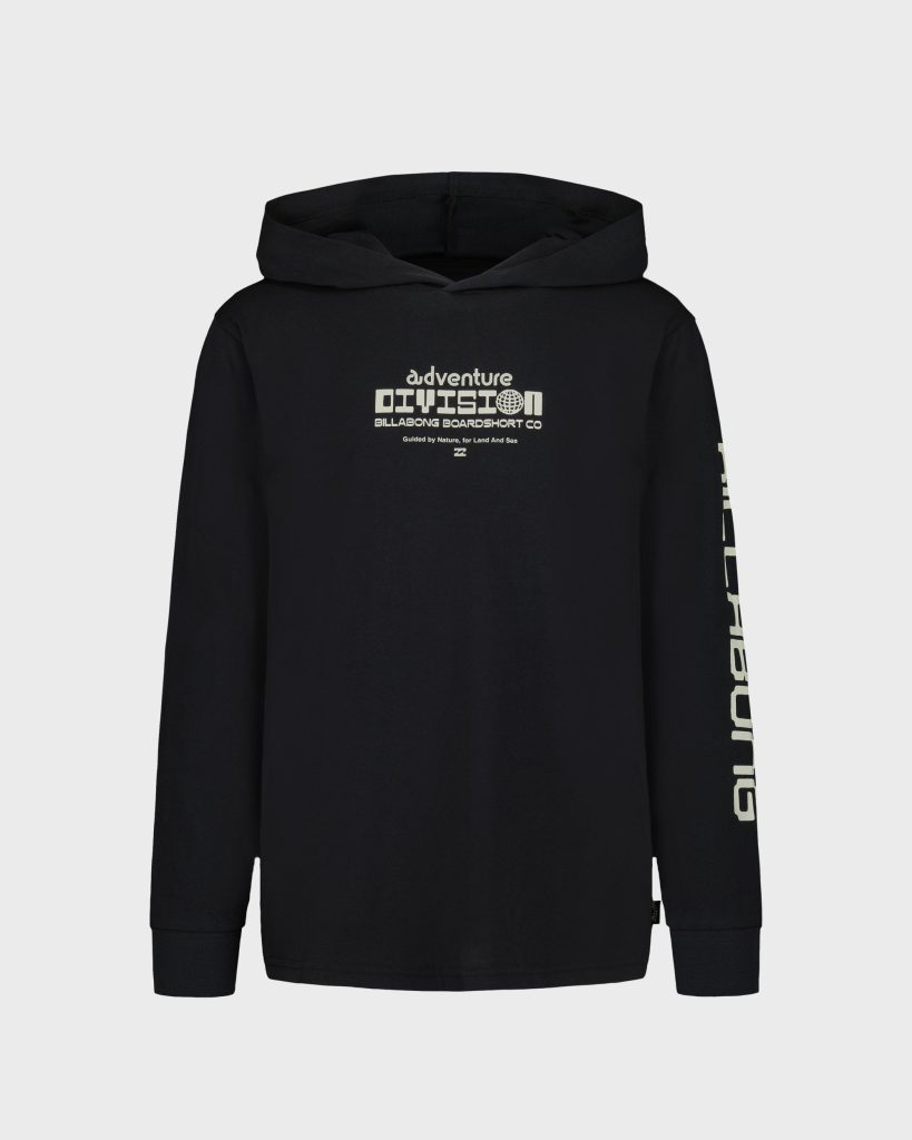 Boys Particle Hooded Long Sleeve T-Shirt