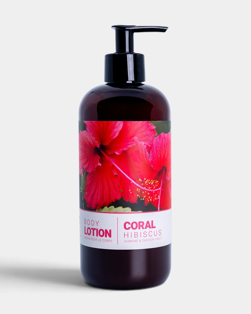 Coral Hibiscus Body Lotion
