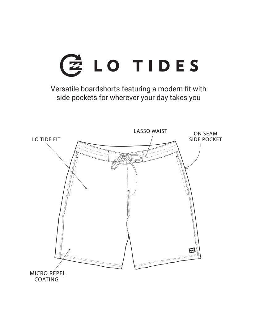 Wategos Lo Tide 19" Boardshorts - Sage Green
